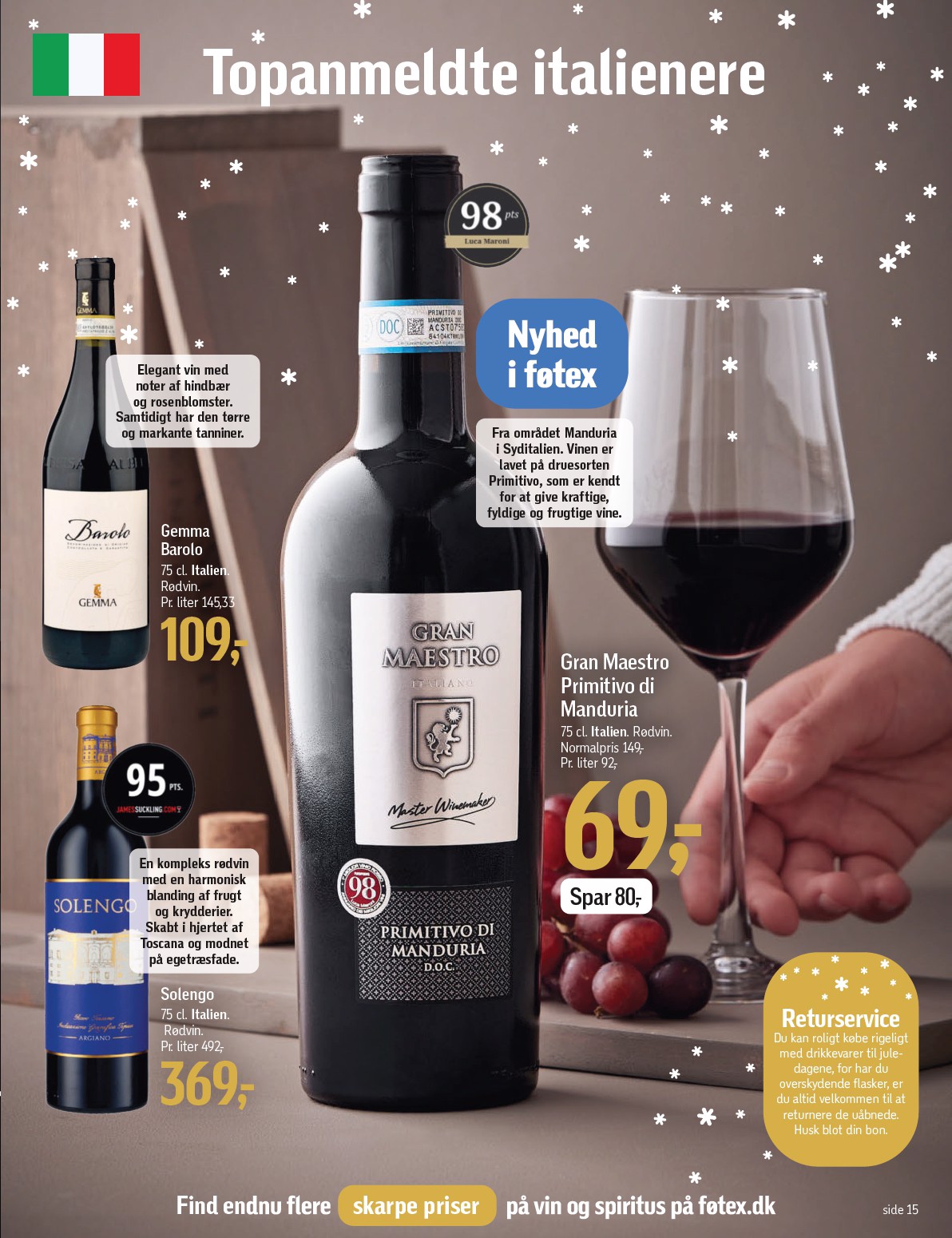 fotex - Føtex - Julens bedste flasker tilbudsavis gyldig fra 28.11. til 23.12. - page: 15