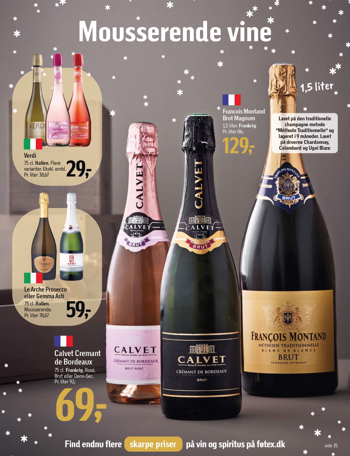 fotex - Føtex - Julens bedste flasker tilbudsavis gyldig fra 28.11. til 23.12. - page: 25