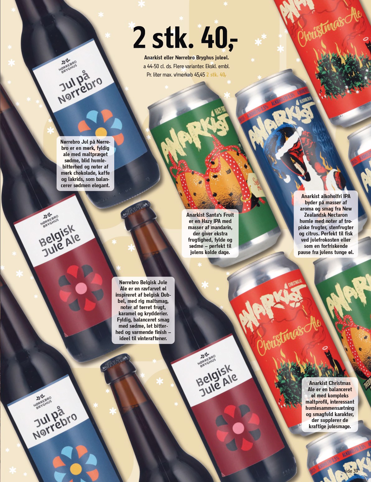 fotex - Føtex - Julens bedste flasker tilbudsavis gyldig fra 28.11. til 23.12. - page: 39