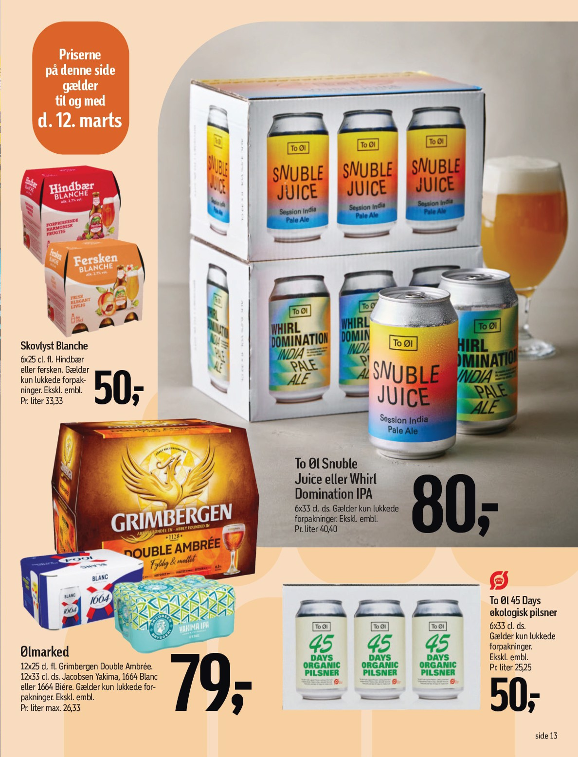 fotex - Føtex - Forårets bedste flasker tilbudsavis gyldig fra 27.02.2026 til 19.03.2026 - page: 13