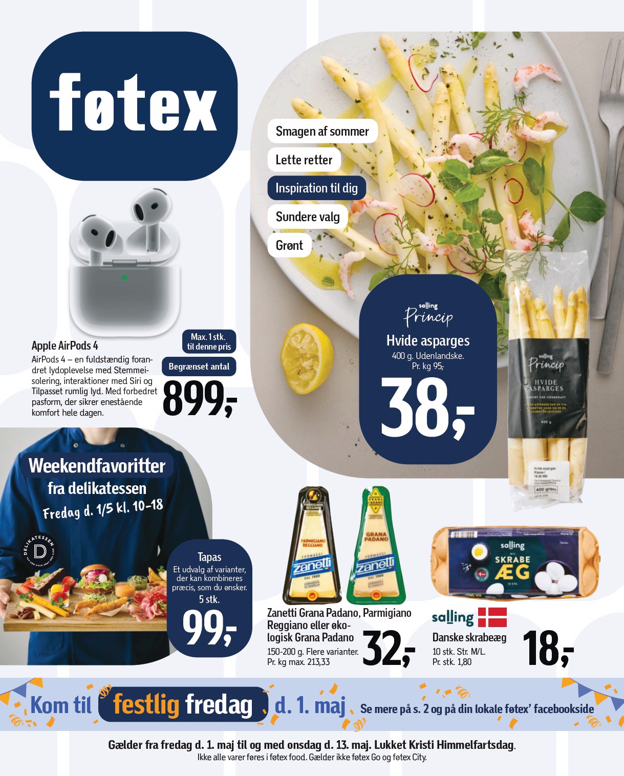 fotex - Føtex flyer til næste uge fra fredag 01.05.2026 til onsdag 13.05.2026 - page: 1