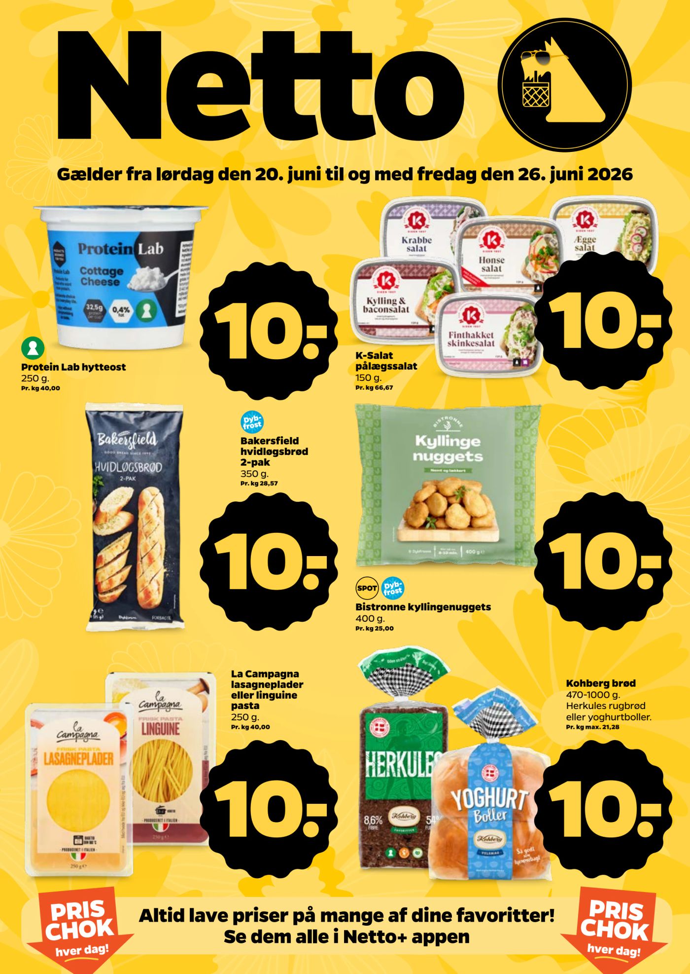 netto - Netto tilbudsavis for næste uge fra lørdag, 20.06.2026 til fredag, 26.06.2026