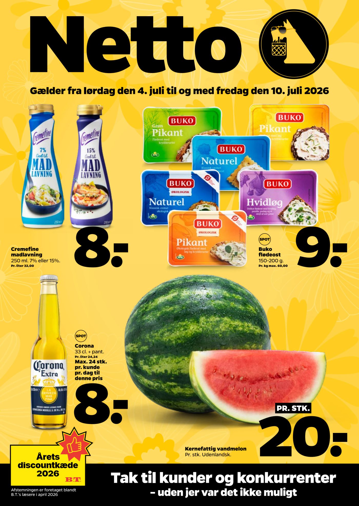 netto - Netto - Uge 28 tilbudsavis for næste uge fra fredag, 03.07.2026 til fredag, 10.07.2026 - page: 1