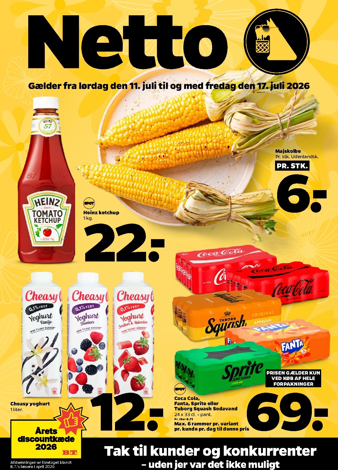 netto - Netto tilbudsavis for næste uge fra lørdag, 11.07.2026 til fredag, 17.07.2026 - page: 1