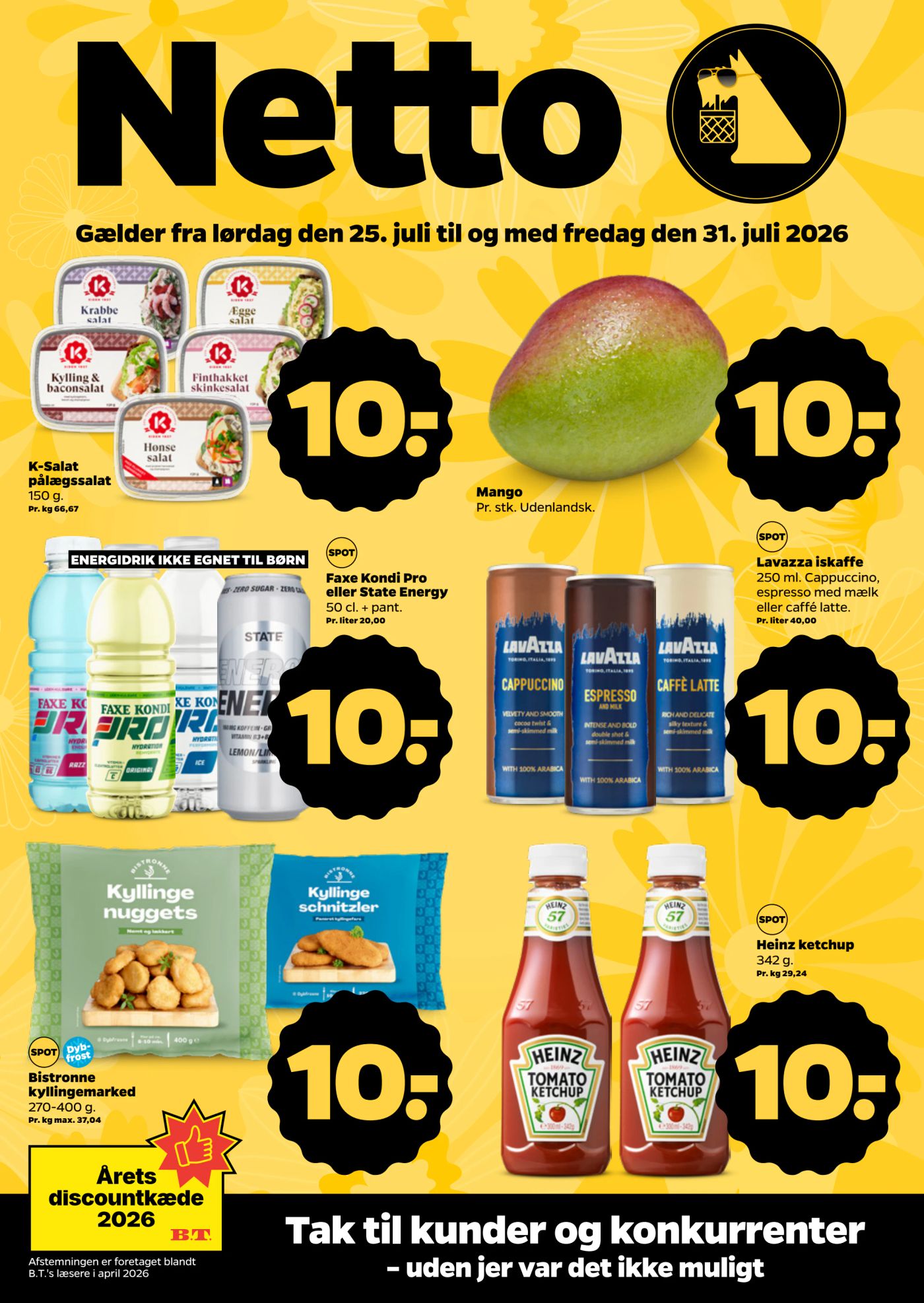 netto - Netto tilbudsavis for næste uge fra lørdag, 25.07.2026 til fredag, 31.07.2026 - page: 1