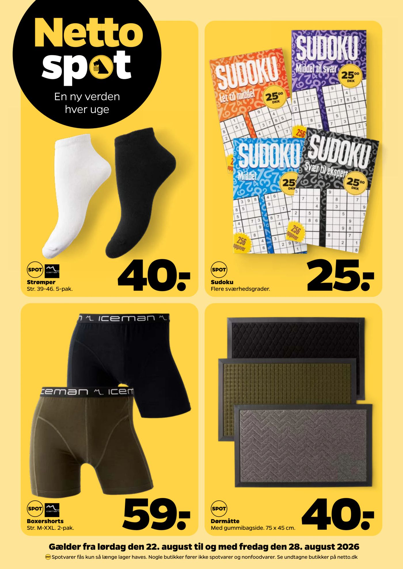 netto - Netto tilbudsavis for næste uge fra lørdag, 22.08.2026 til fredag, 28.08.2026 - page: 26