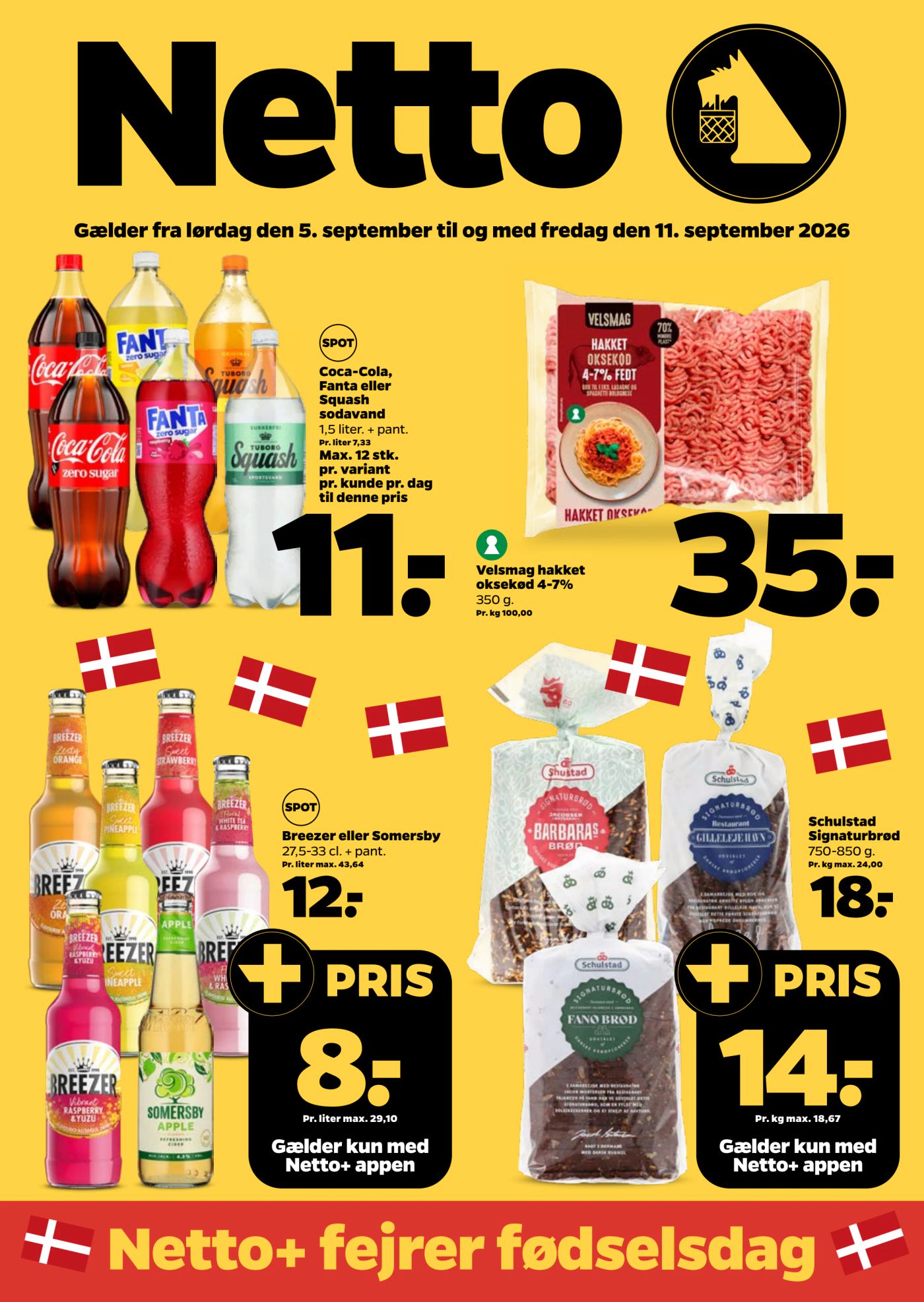 netto - Netto tilbudsavis for næste uge fra lørdag, 05.09.2026 til fredag, 11.09.2026