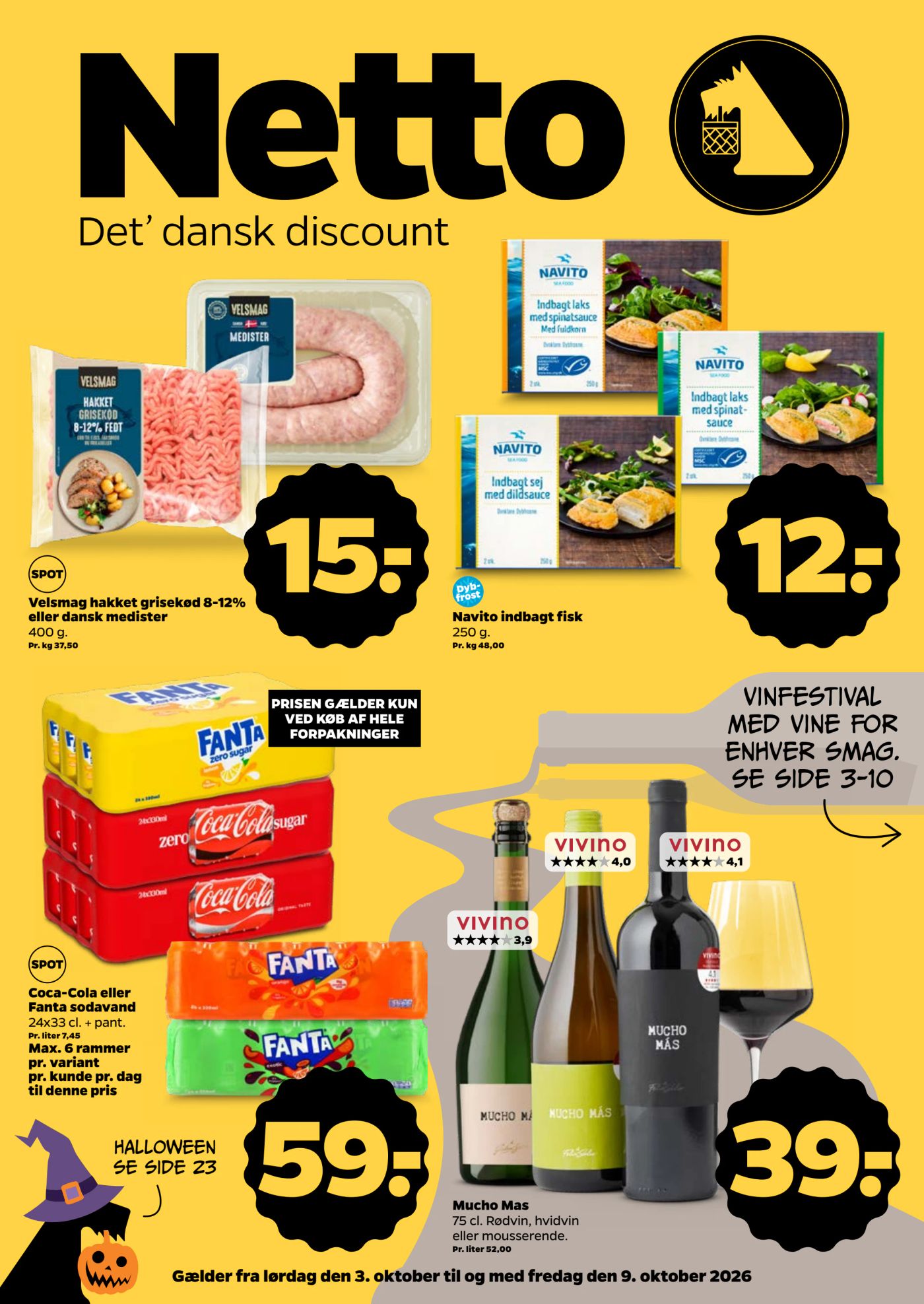 netto - Netto tilbudsavis for næste uge fra lørdag, 03.10.2026 til fredag, 09.10.2026