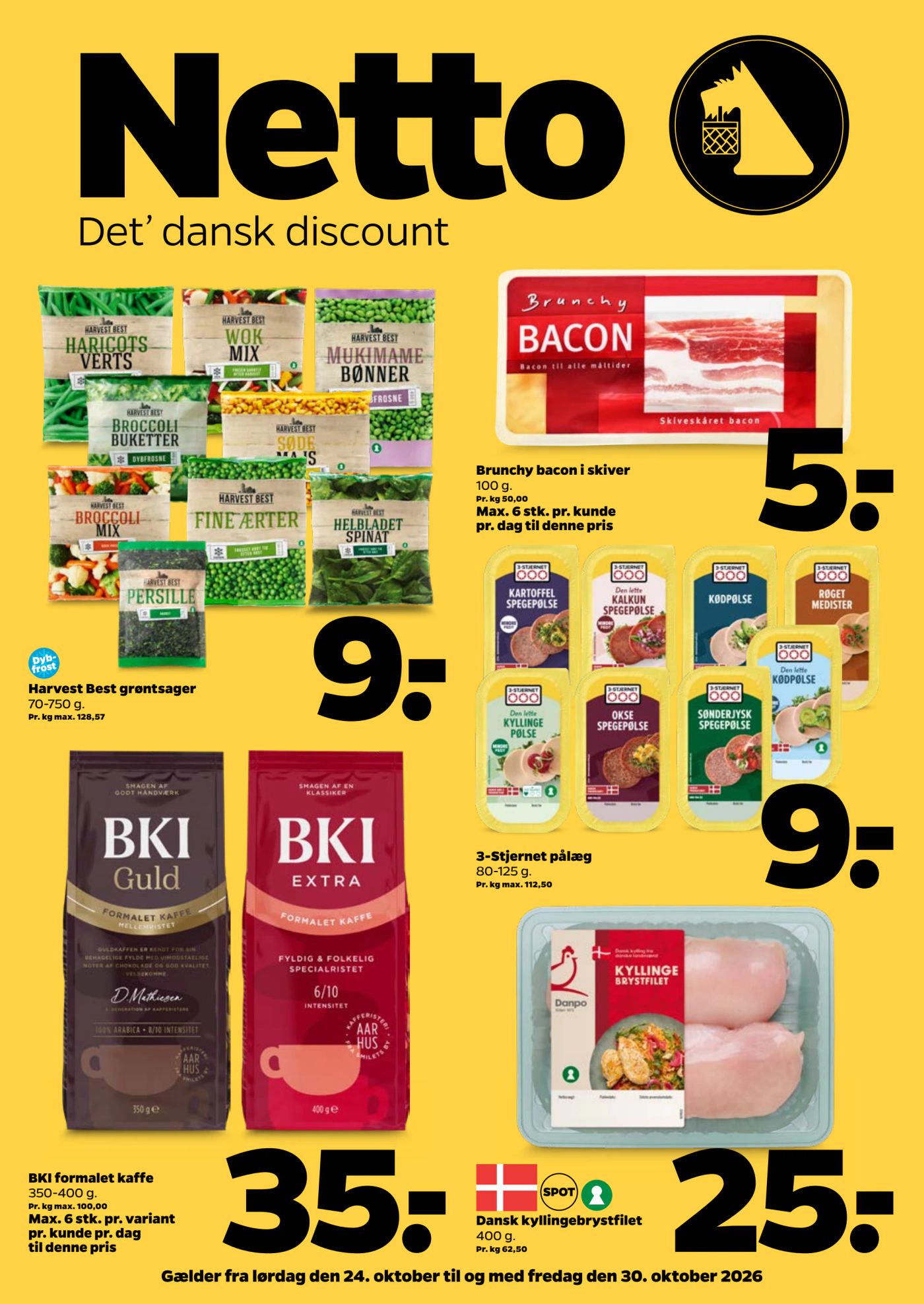 netto - Netto tilbudsavis for næste uge fra lørdag, 24.10.2026 til fredag, 30.10.2026