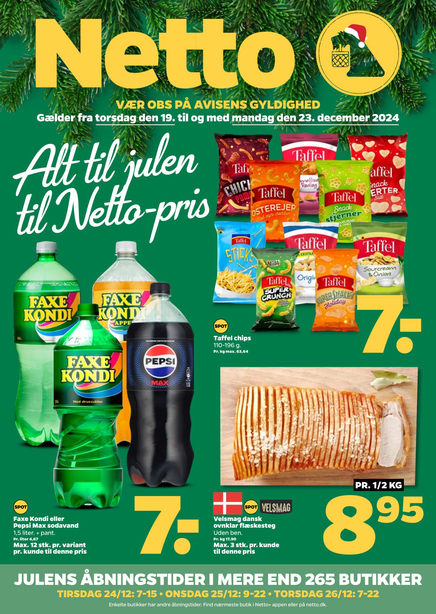 netto - Netto tilbudsavis gyldig fra 19.12. - 23.12. - page: 1