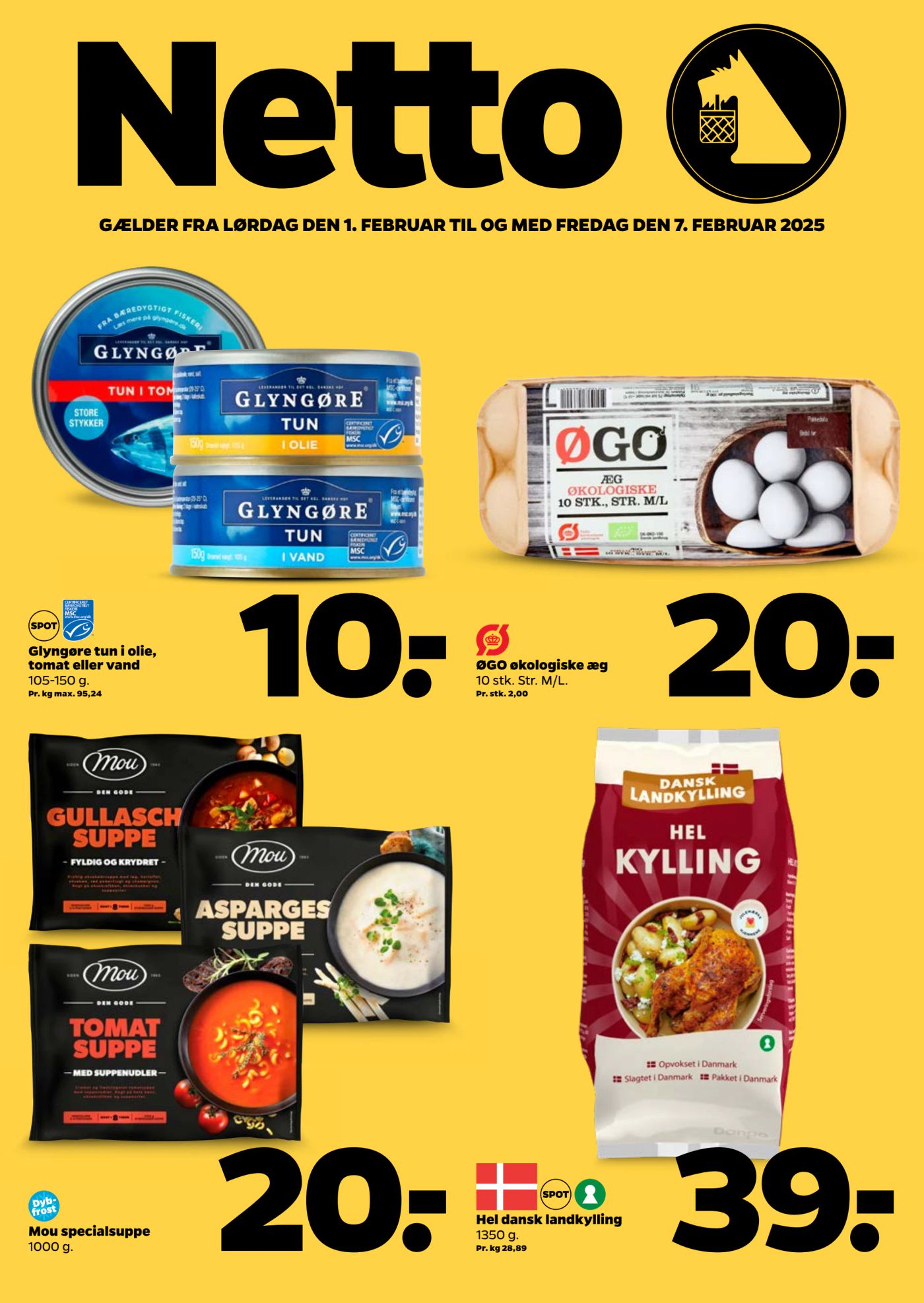 netto - Netto tilbudsavis gyldig fra 01.02. - 07.02. - page: 1