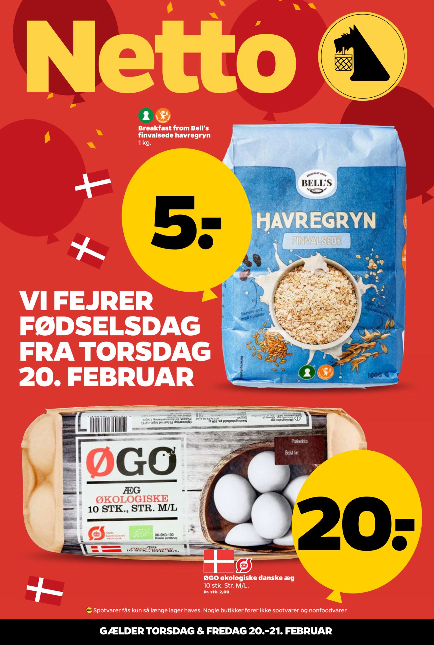 netto - Netto - Fødselsdagsavisen tilbudsavis gyldig fra 20.02. - 21.02.