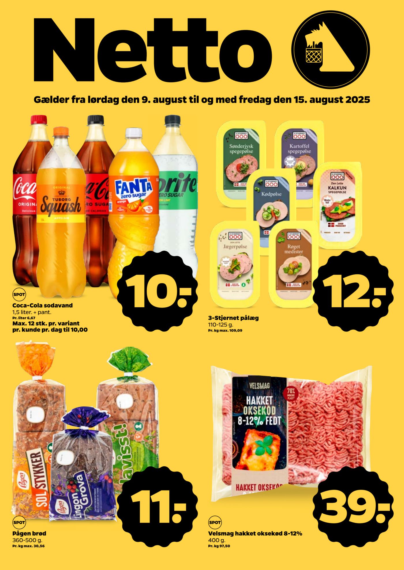 netto - Netto tilbudsavis gyldig fra 09.08. til 15.08. - page: 1