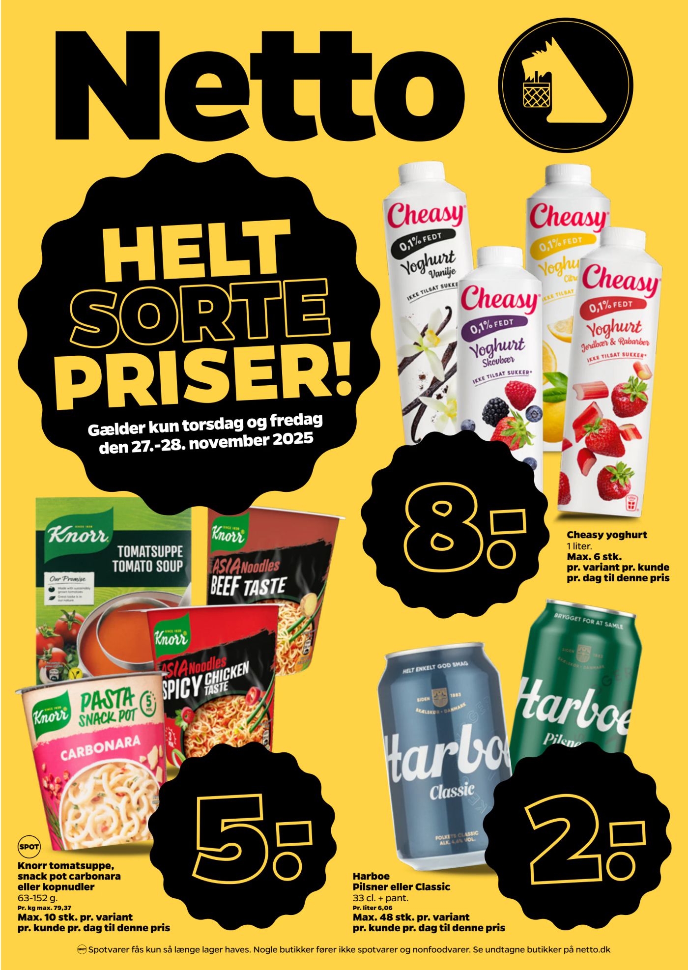 netto - Netto - Helt Sorte Priser tilbudsavis gyldig fra 27.11. til 28.11.