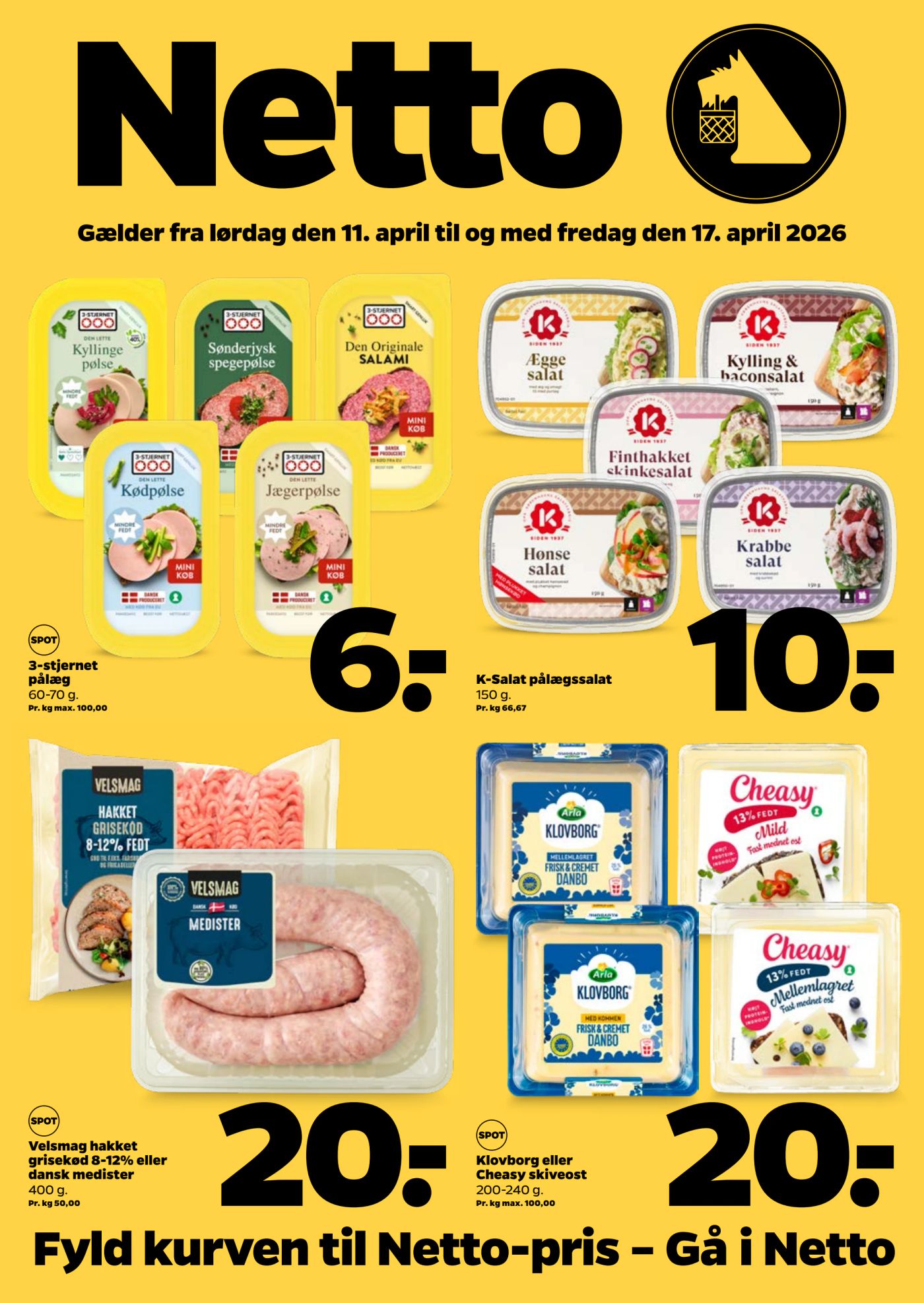 netto - Netto flyer til næste uge fra lørdag 11.04.2026 til fredag 17.04.2026