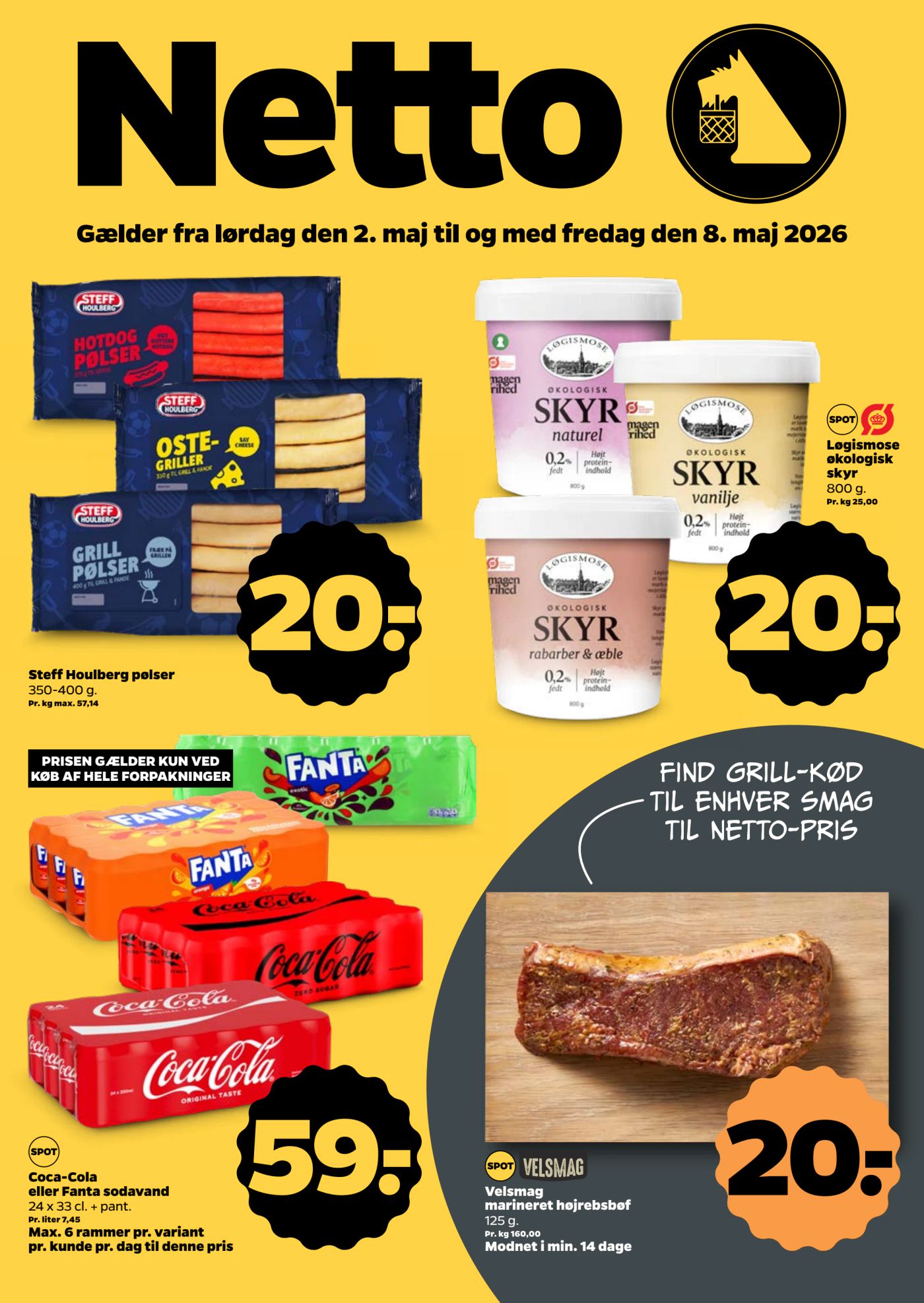 netto - Netto flyer til næste uge fra lørdag 02.05.2026 til fredag 08.05.2026