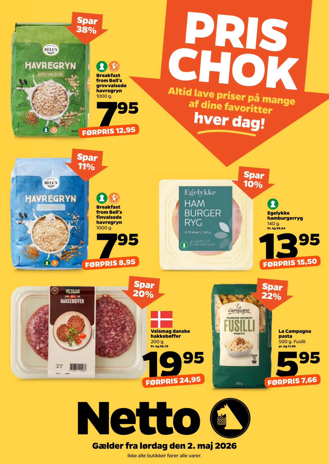 netto - Aktuel Netto - Pris chok katalog gyldig fra lørdag 02.05.2026 til fredag 08.05.2026