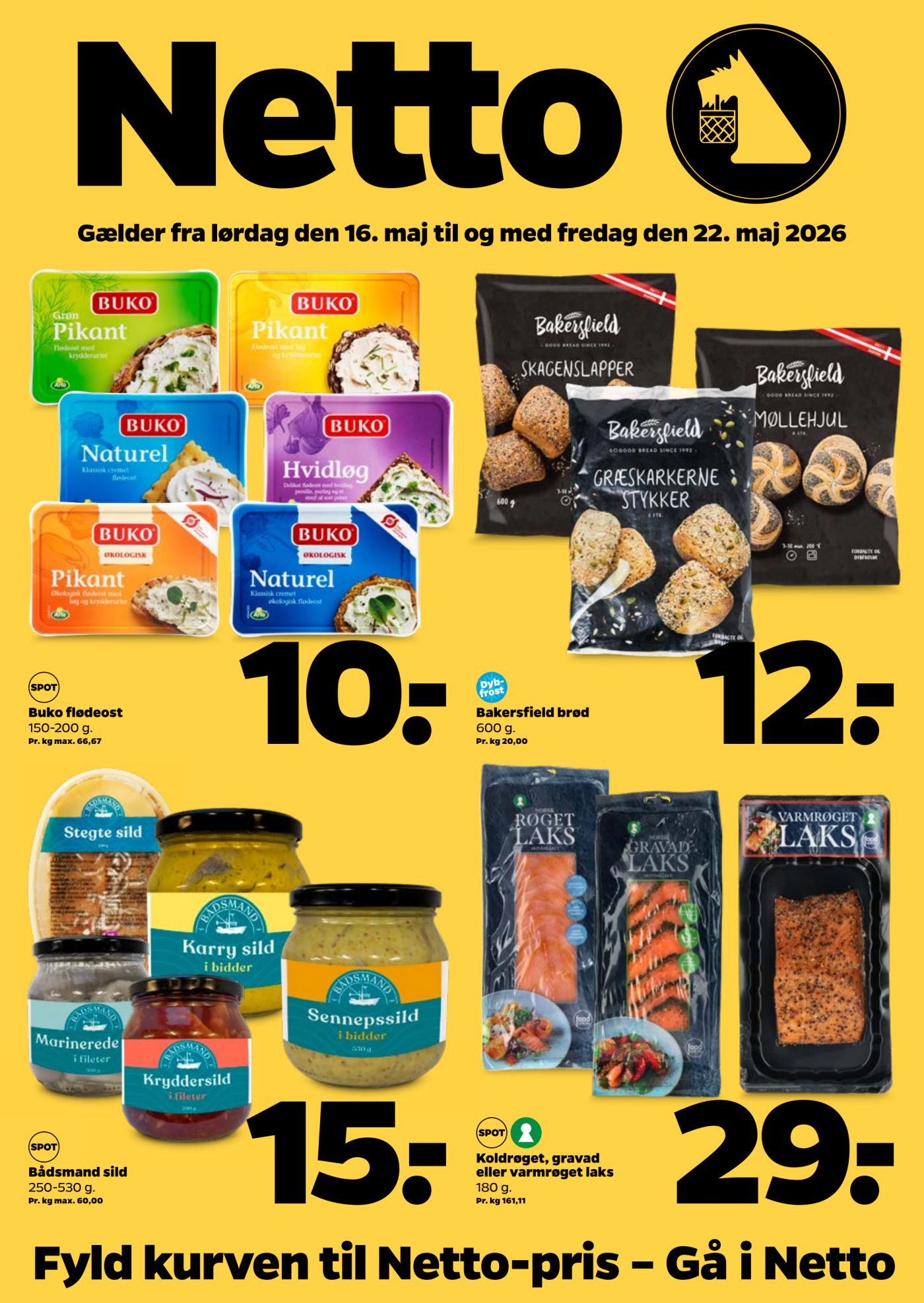 netto - Netto flyer til næste uge fra lørdag 16.05.2026 til fredag 22.05.2026 - page: 1