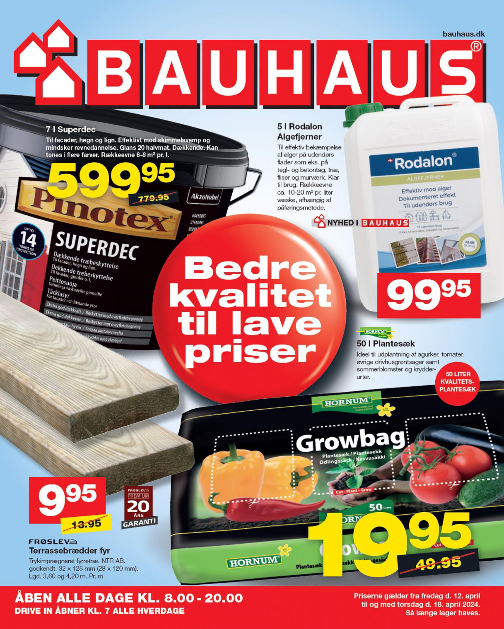 bauhaus - BAUHAUS nuværende 12.04. tilbudsavis - 18.04.