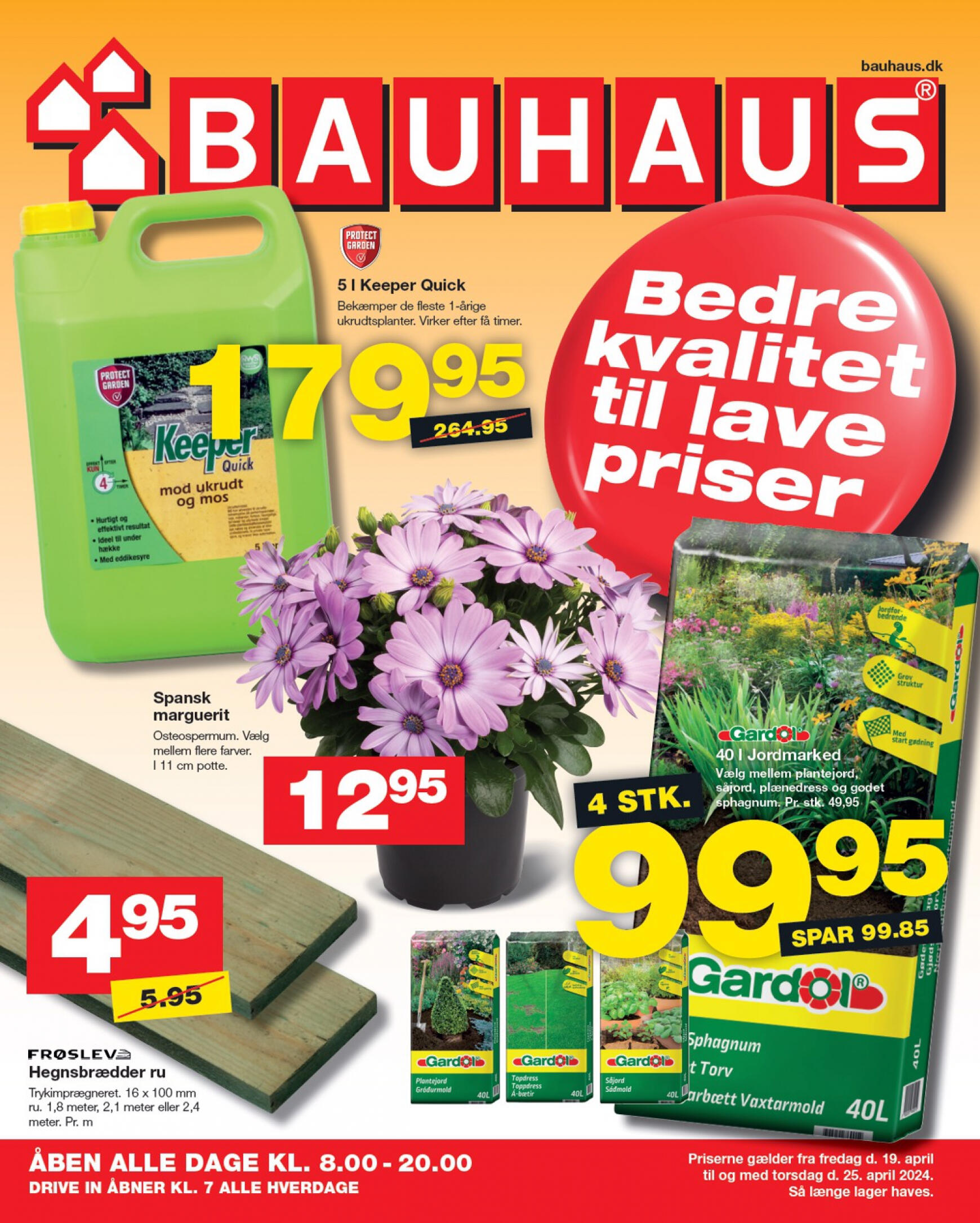 bauhaus - BAUHAUS nuværende 19.04. tilbudsavis - 25.04.