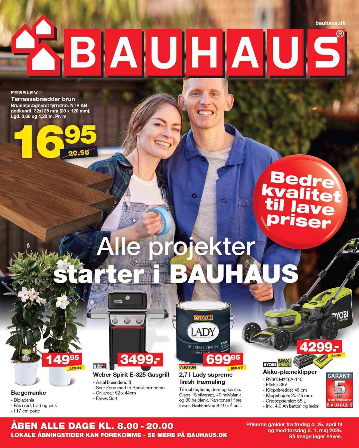 bauhaus - BAUHAUS tilbudsavis gyldig fra 25.04. - 01.05.