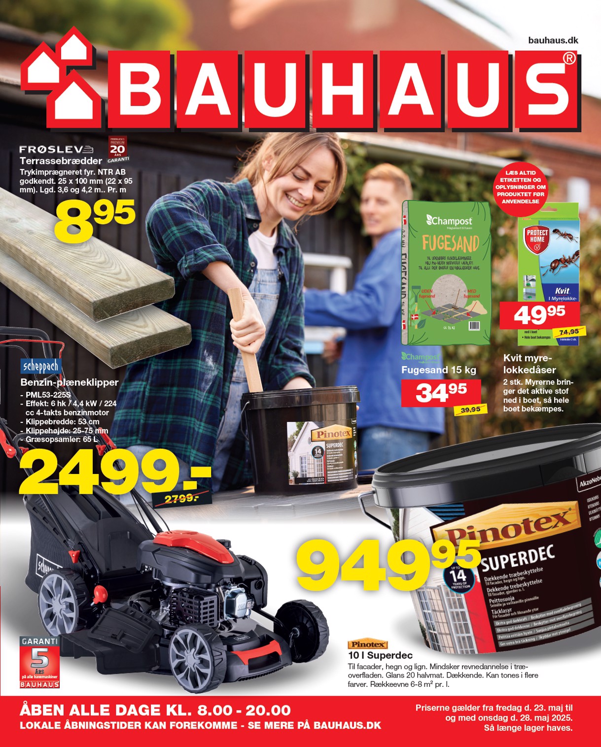 bauhaus - BAUHAUS tilbudsavis gyldig fra 23.05. - 28.05. - page: 1