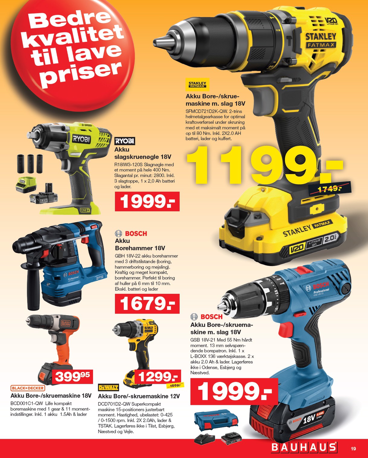 bauhaus - BAUHAUS tilbudsavis gyldig fra 31.10. til 06.11. - page: 19