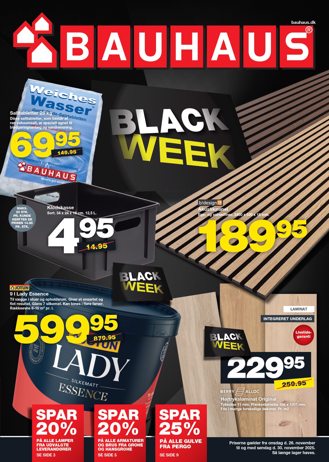 bauhaus - BAUHAUS - Black Week tilbudsavis gyldig fra 26.11. til 30.11. - page: 1