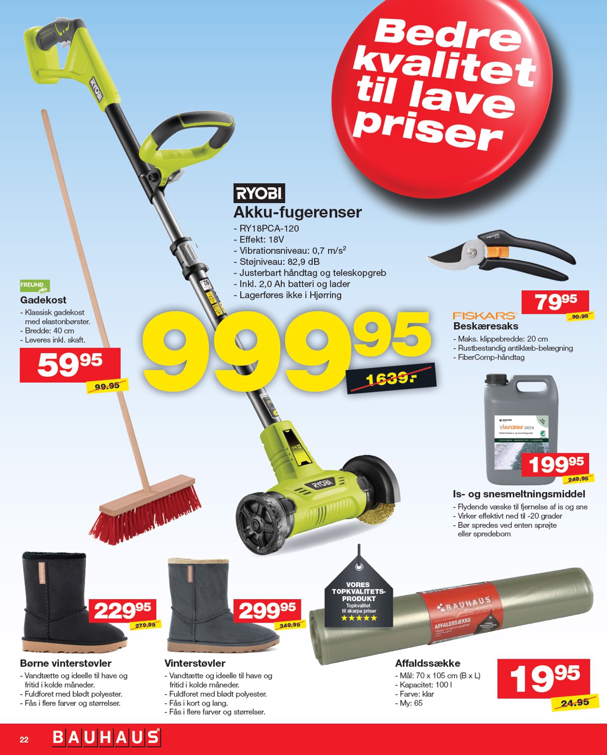 bauhaus - BAUHAUS tilbudsavis gyldig fra 27.12. til 31.12. - page: 22
