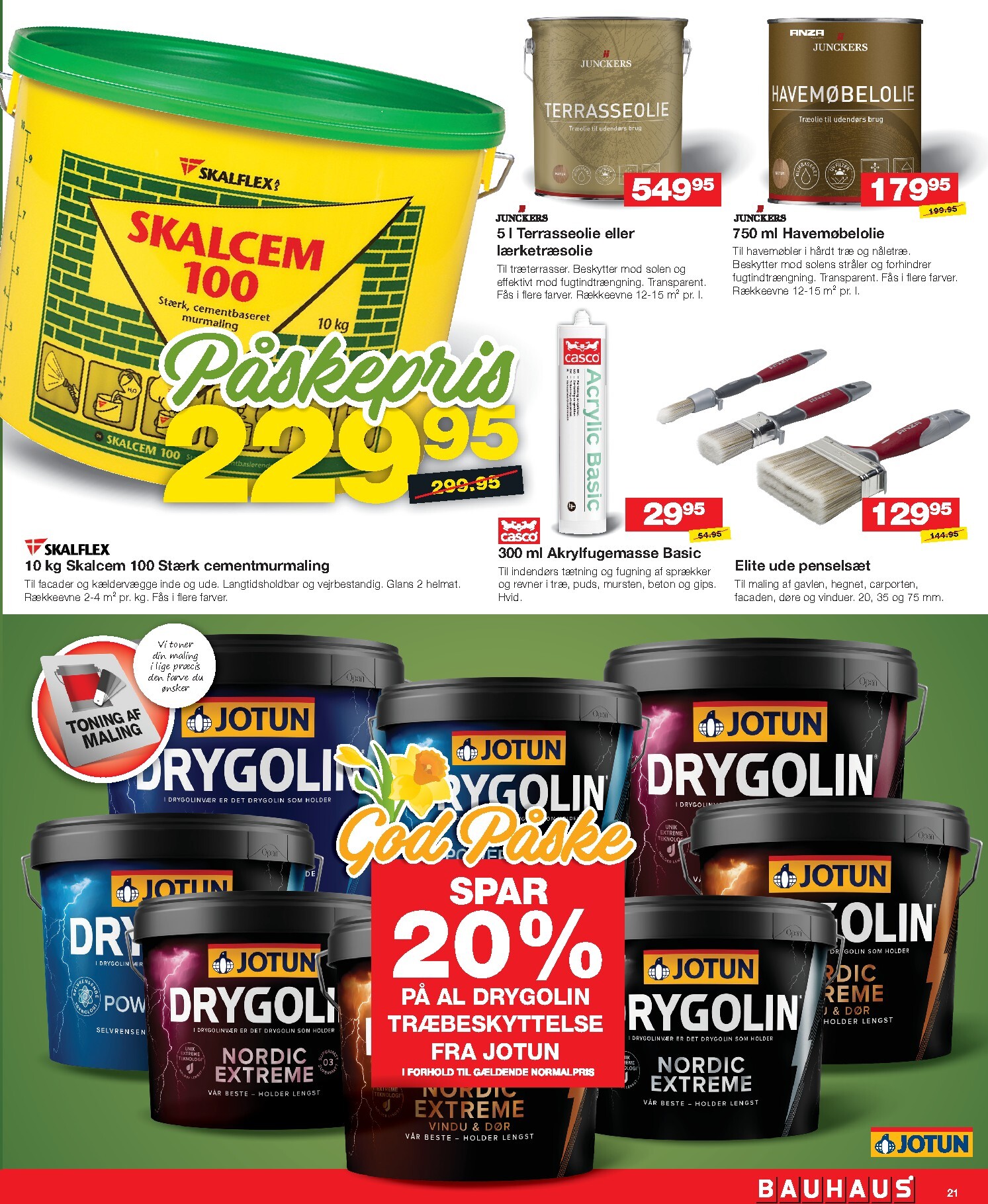 bauhaus - BAUHAUS tilbudsavis gyldig fra 27.03.2026 til 01.04.2026 - page: 21