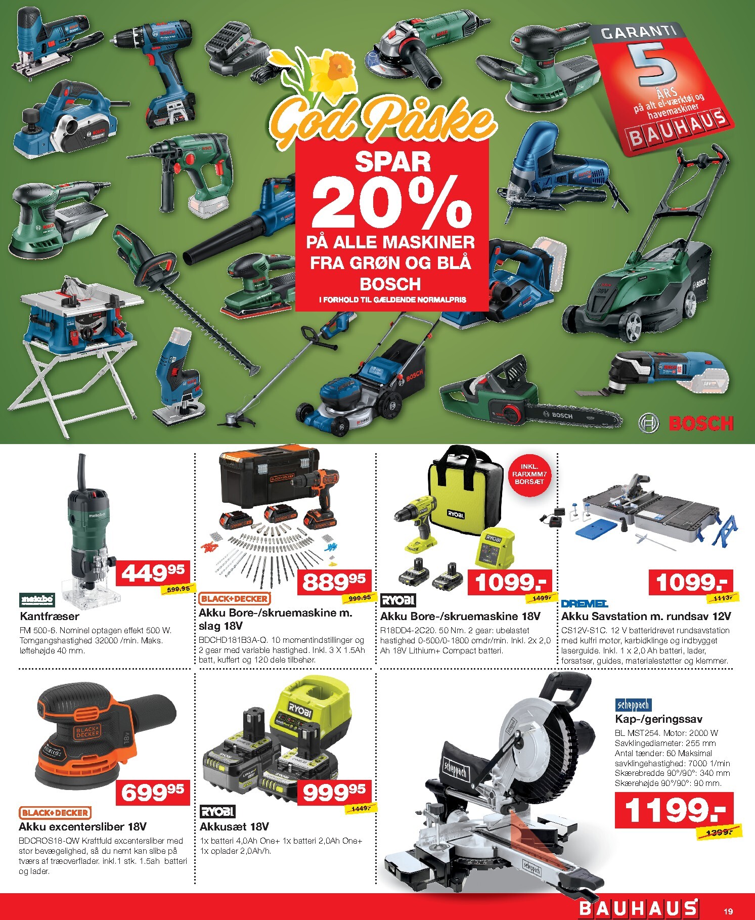 bauhaus - BAUHAUS tilbudsavis gyldig fra 27.03.2026 til 01.04.2026 - page: 19