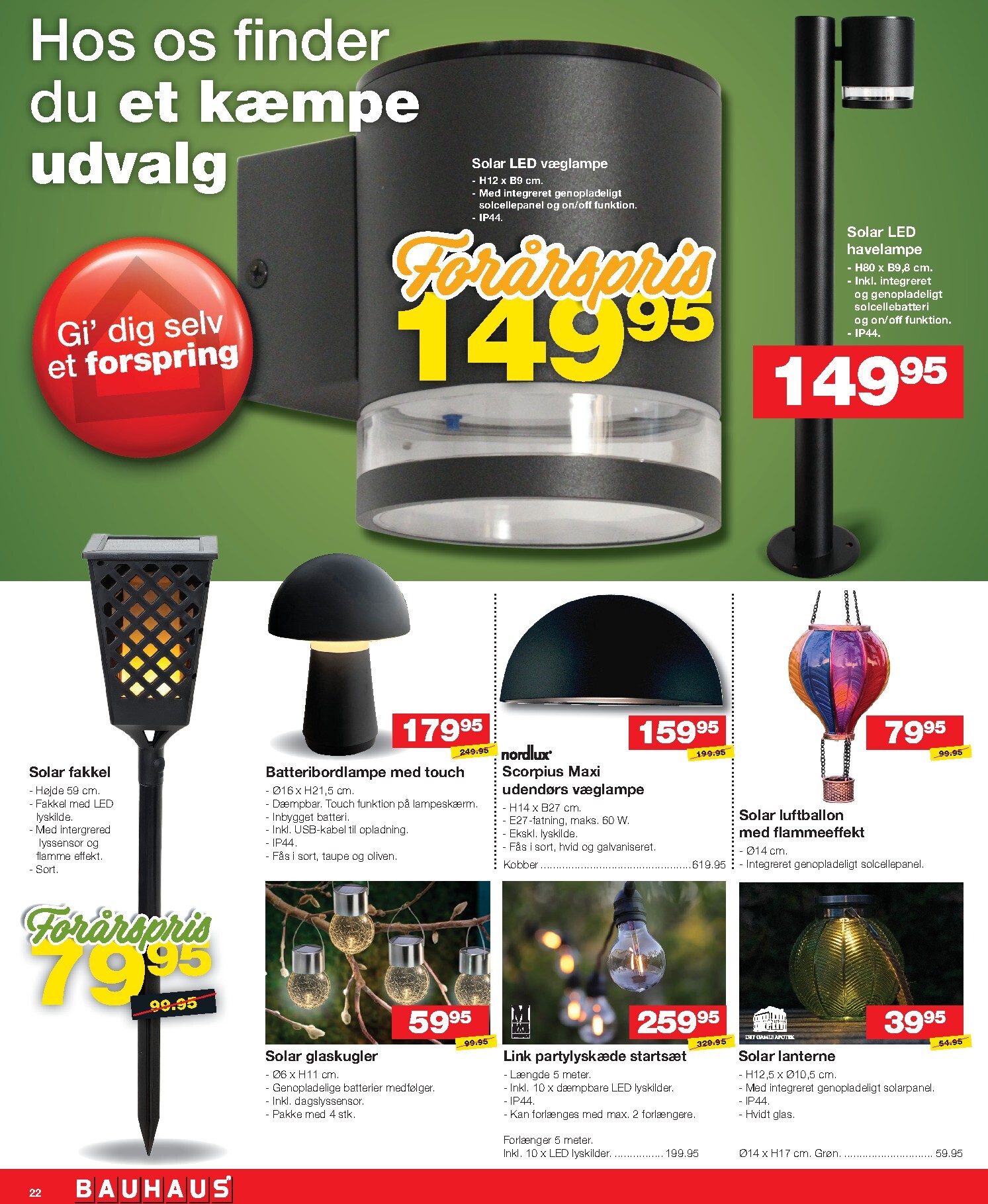 bauhaus - Aktuel BAUHAUS katalog gyldig fra torsdag 14.05.2026 til søndag 17.05.2026 - page: 22