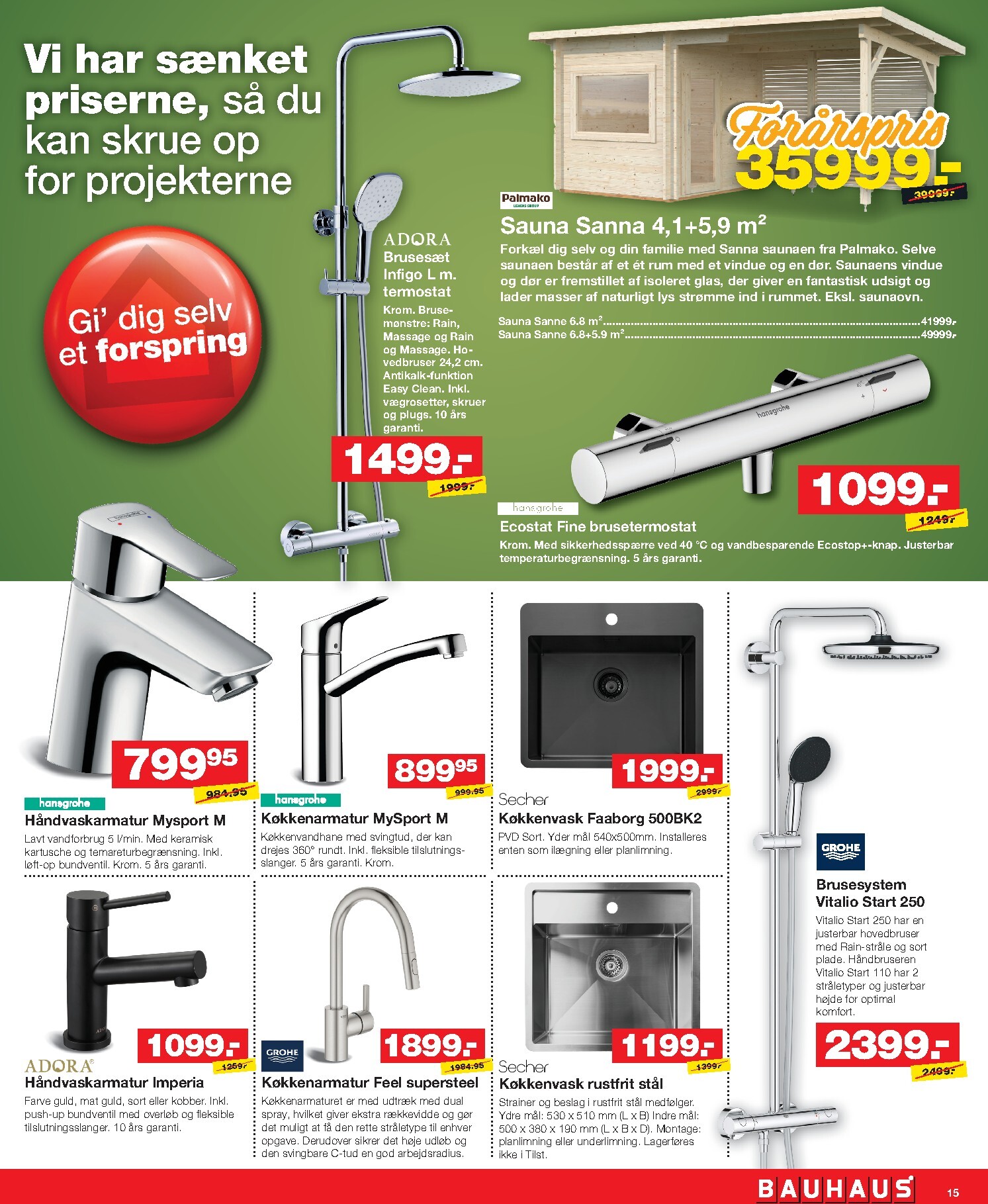 bauhaus - Aktuel BAUHAUS katalog gyldig fra torsdag 14.05.2026 til søndag 17.05.2026 - page: 15