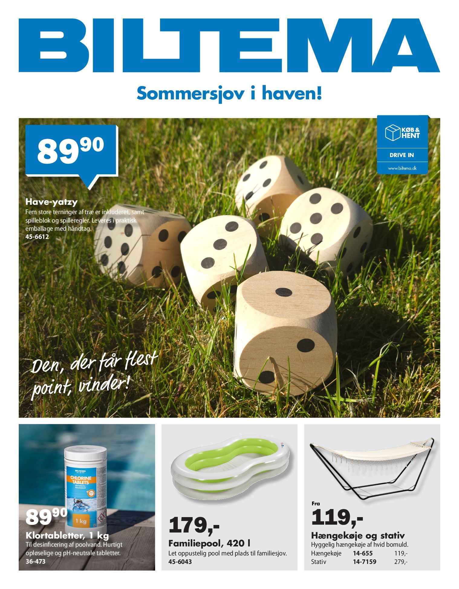 biltema - Biltema - Sommersjov i haven tilbudsavis gyldig fra 08.07. til 21.07.