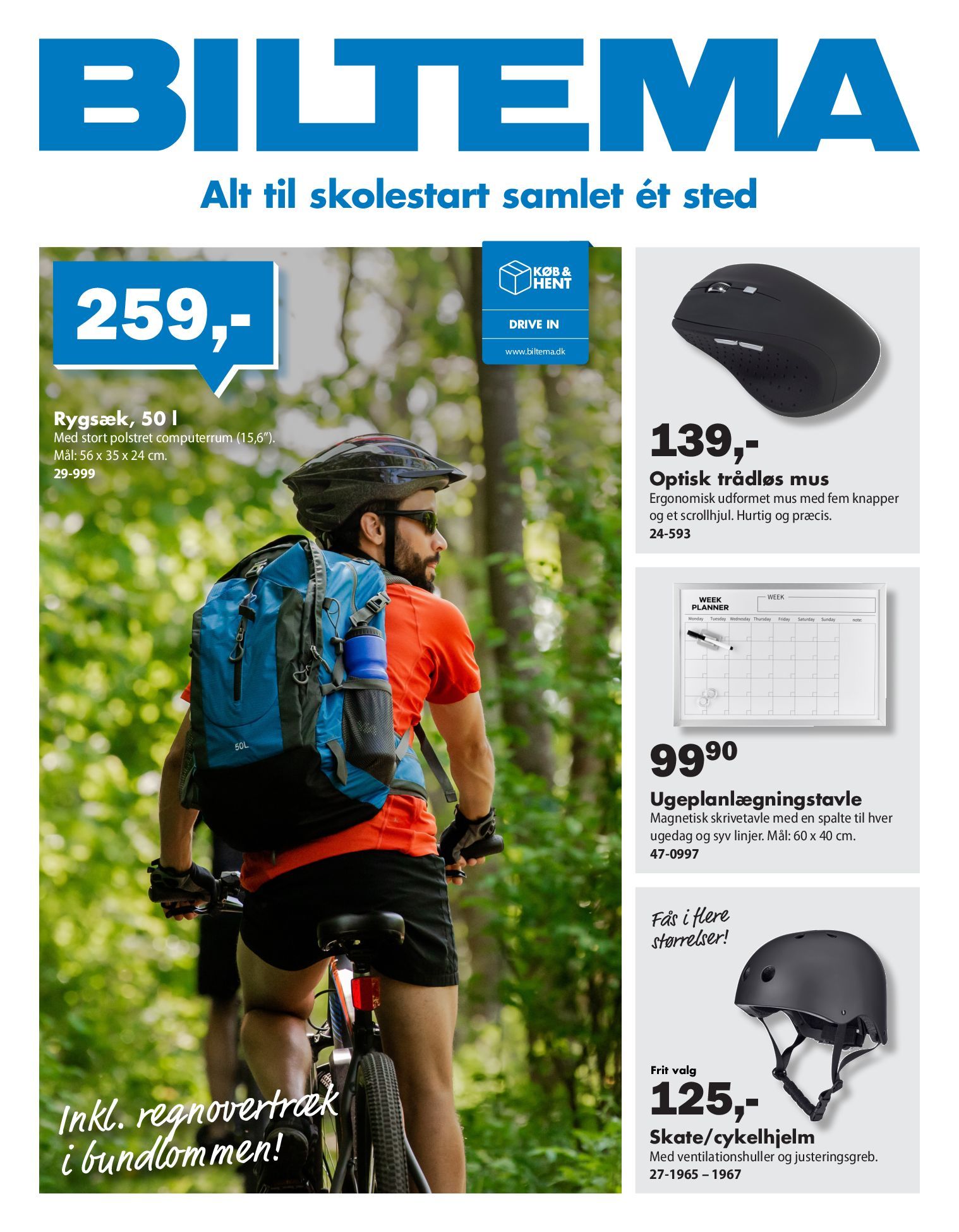 biltema - Biltema - Skolestart til skarpe priser tilbudsavis gyldig fra 22.07. til 04.08.