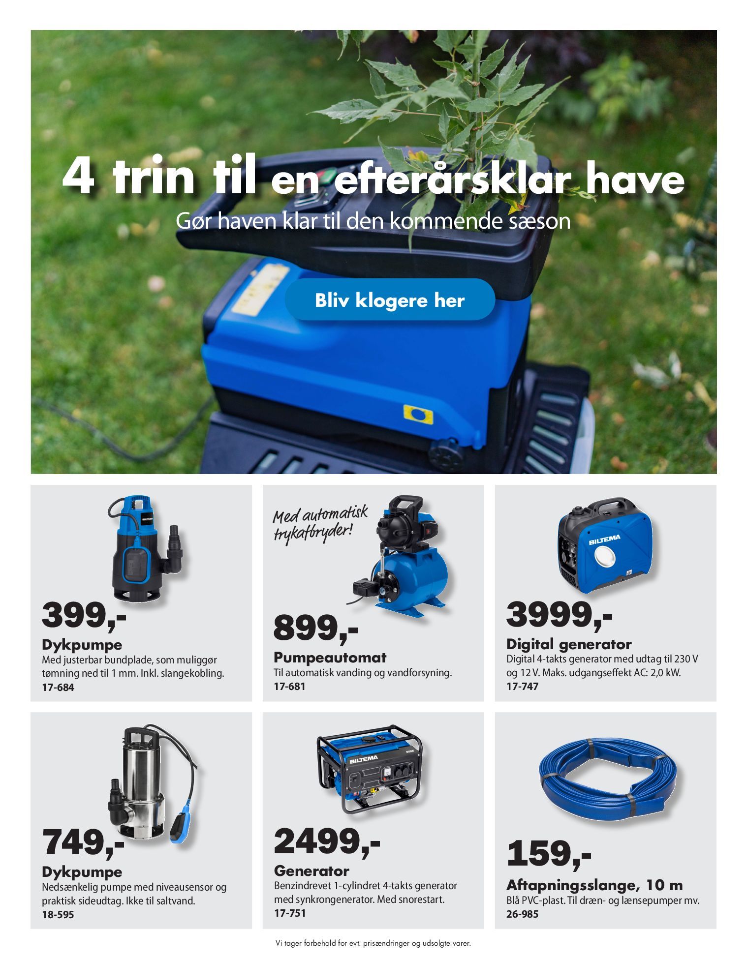 biltema - Biltema - Gør haven klar til efterår og vinter tilbudsavis gyldig fra 16.09. til 29.09. - page: 7