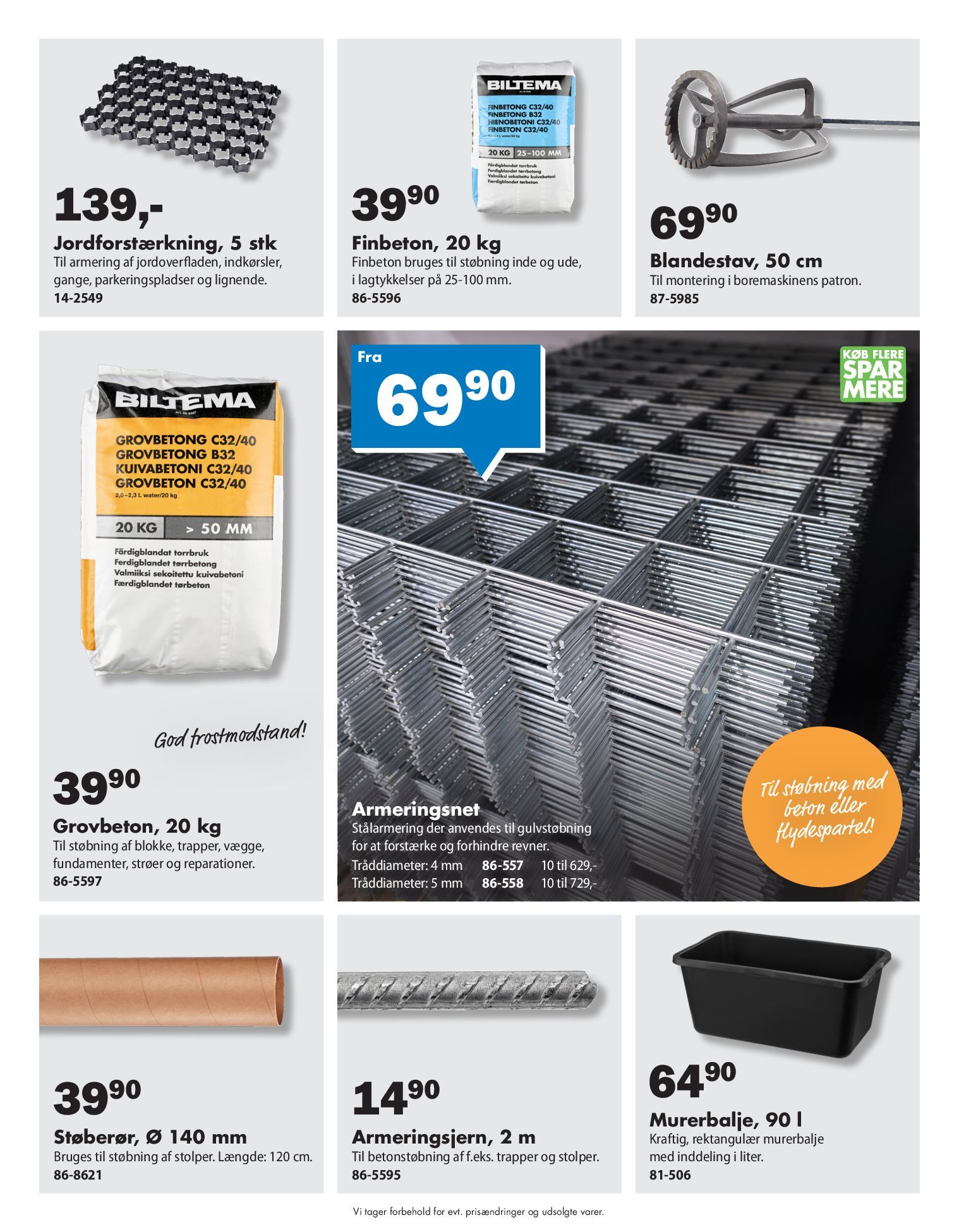 biltema - Biltema - Alt til dit næste byggeprojekt tilbudsavis gyldig fra 17.03.2026 til 30.03.2026 - page: 22