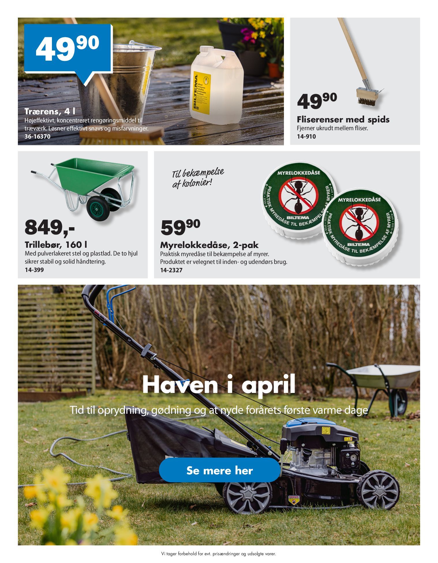 biltema - Biltema tilbudsavis gyldig fra 01.04.2026 til 14.04.2026 - page: 4