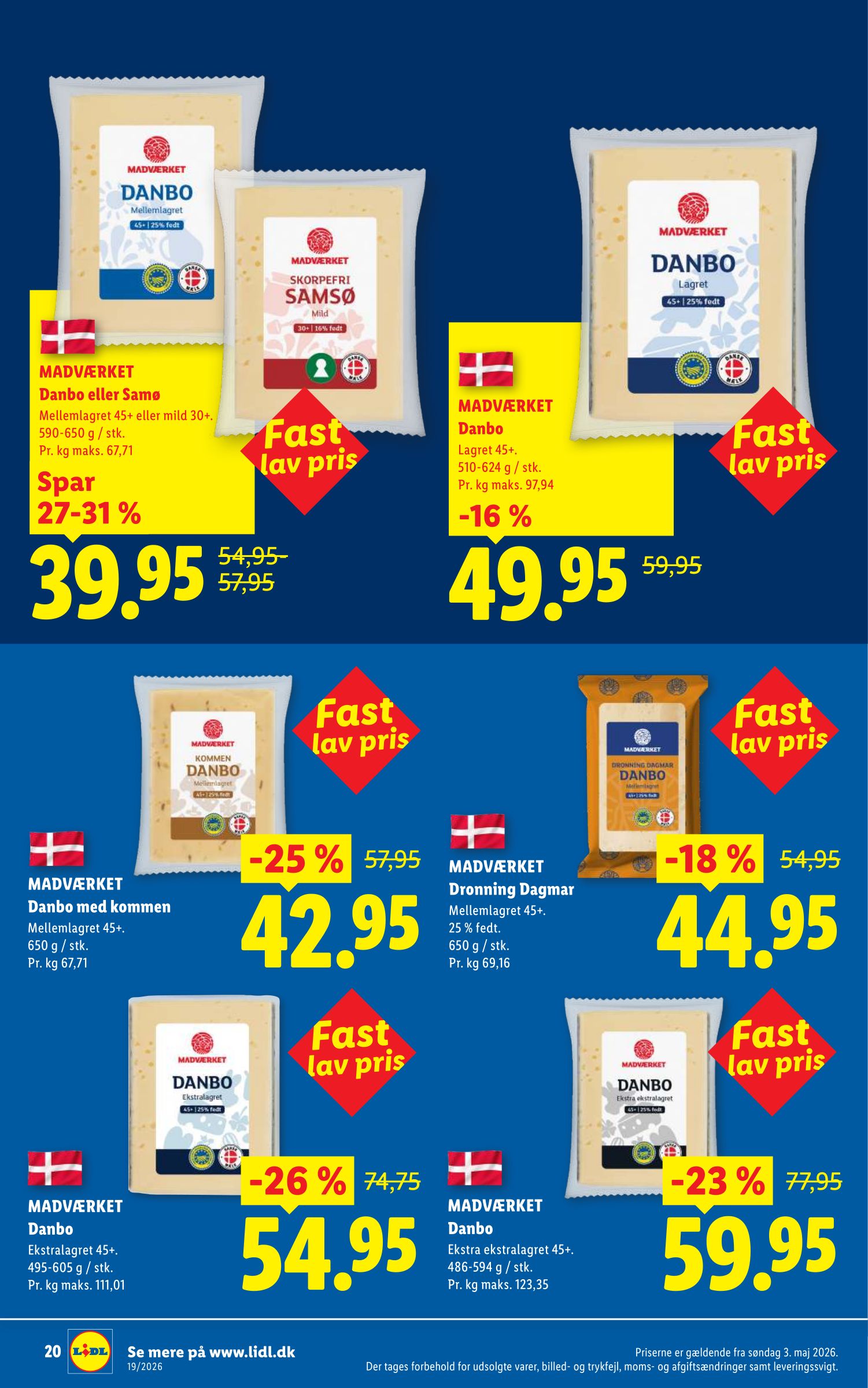 lidl - Aktuel Lidl - Nyd hver dag til fast lav pris tilbudsavis fra søndag, 03.05.2026 til mandag, 31.08.2026 - page: 20
