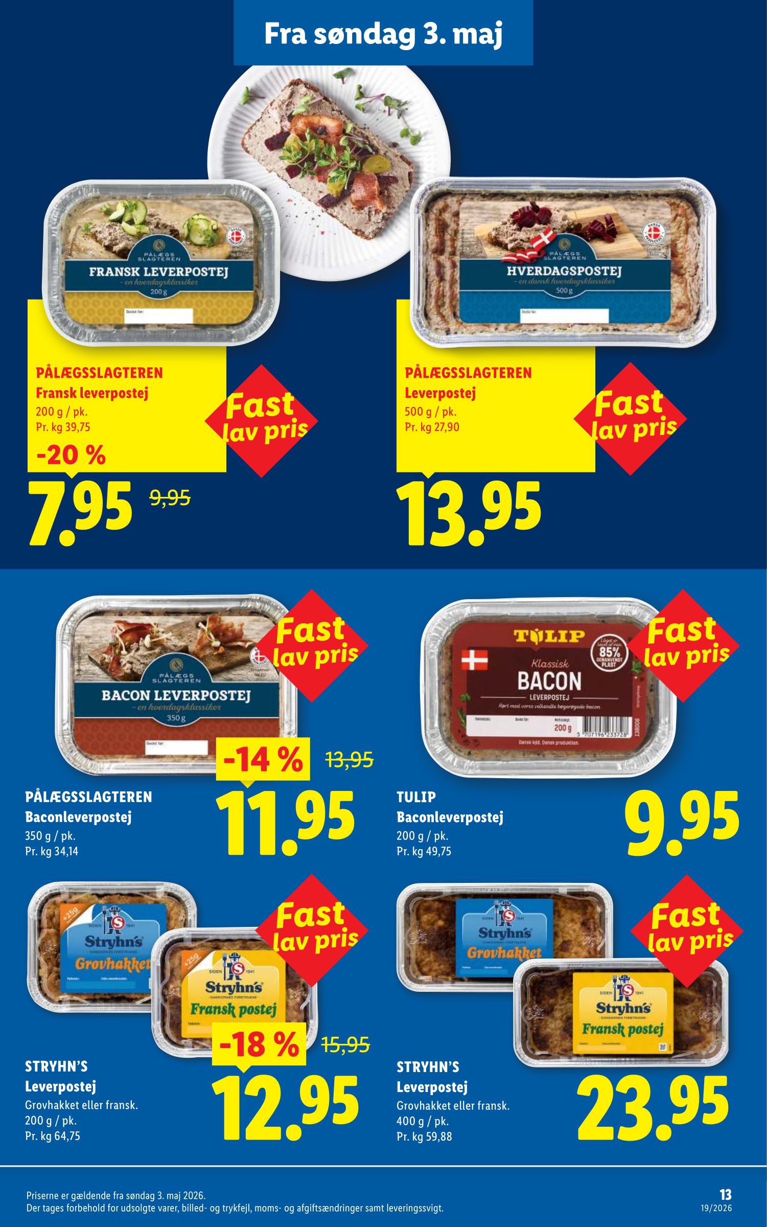 lidl - Aktuel Lidl - Nyd hver dag til fast lav pris tilbudsavis fra søndag, 03.05.2026 til mandag, 31.08.2026 - page: 13