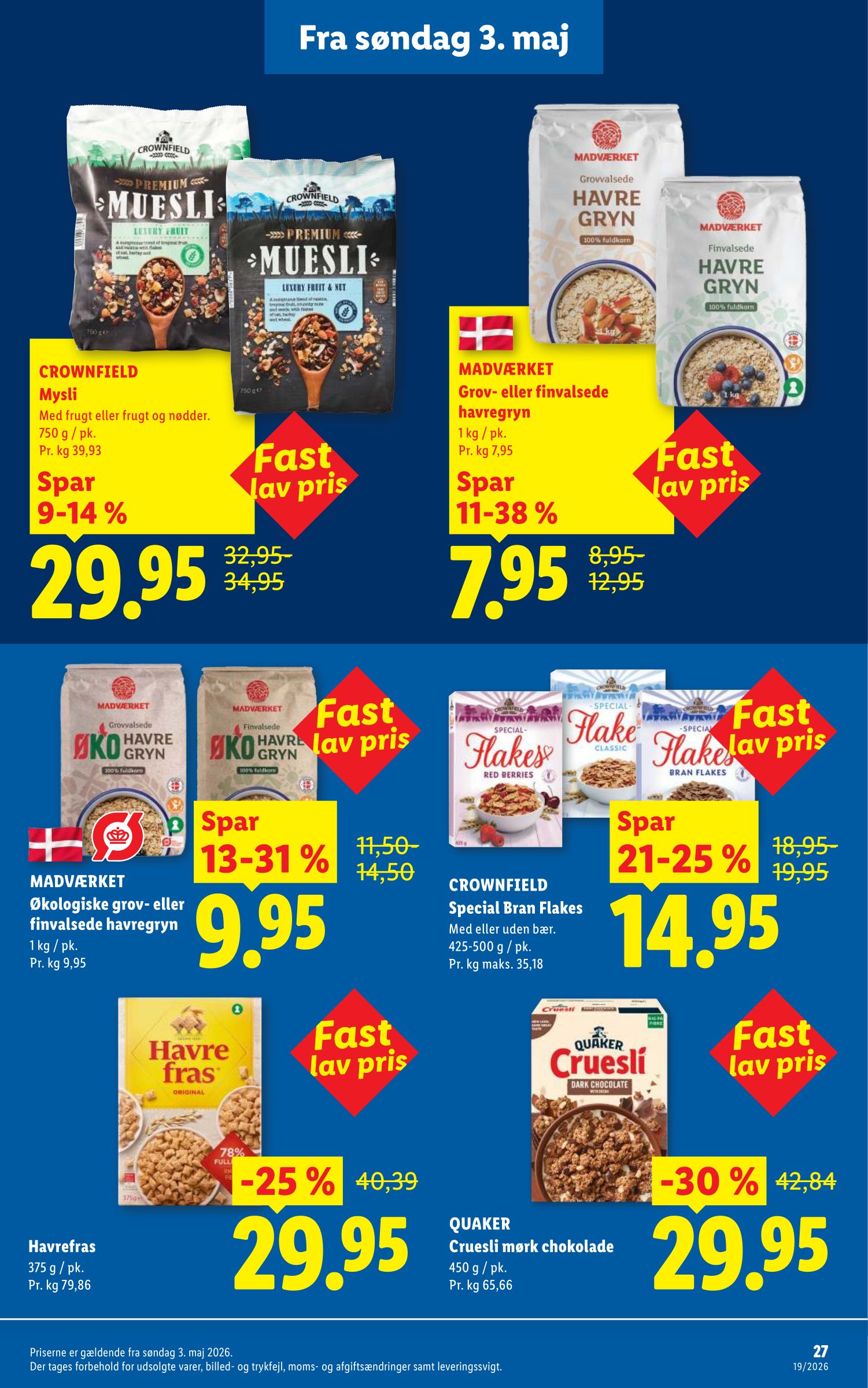 lidl - Aktuel Lidl - Nyd hver dag til fast lav pris tilbudsavis fra søndag, 03.05.2026 til mandag, 31.08.2026 - page: 27