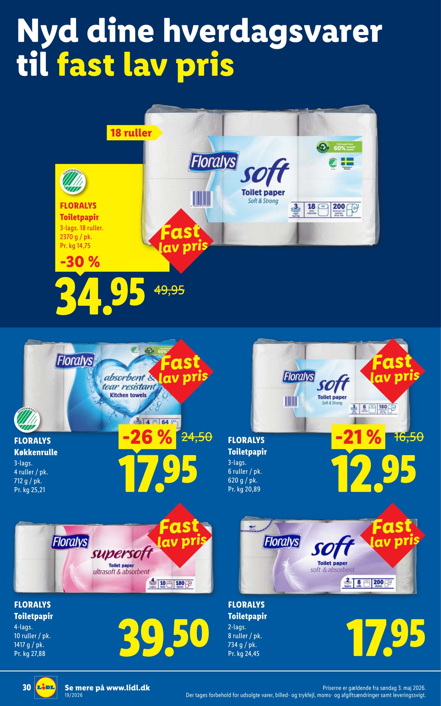 lidl - Aktuel Lidl - Nyd hver dag til fast lav pris tilbudsavis fra søndag, 03.05.2026 til mandag, 31.08.2026 - page: 30