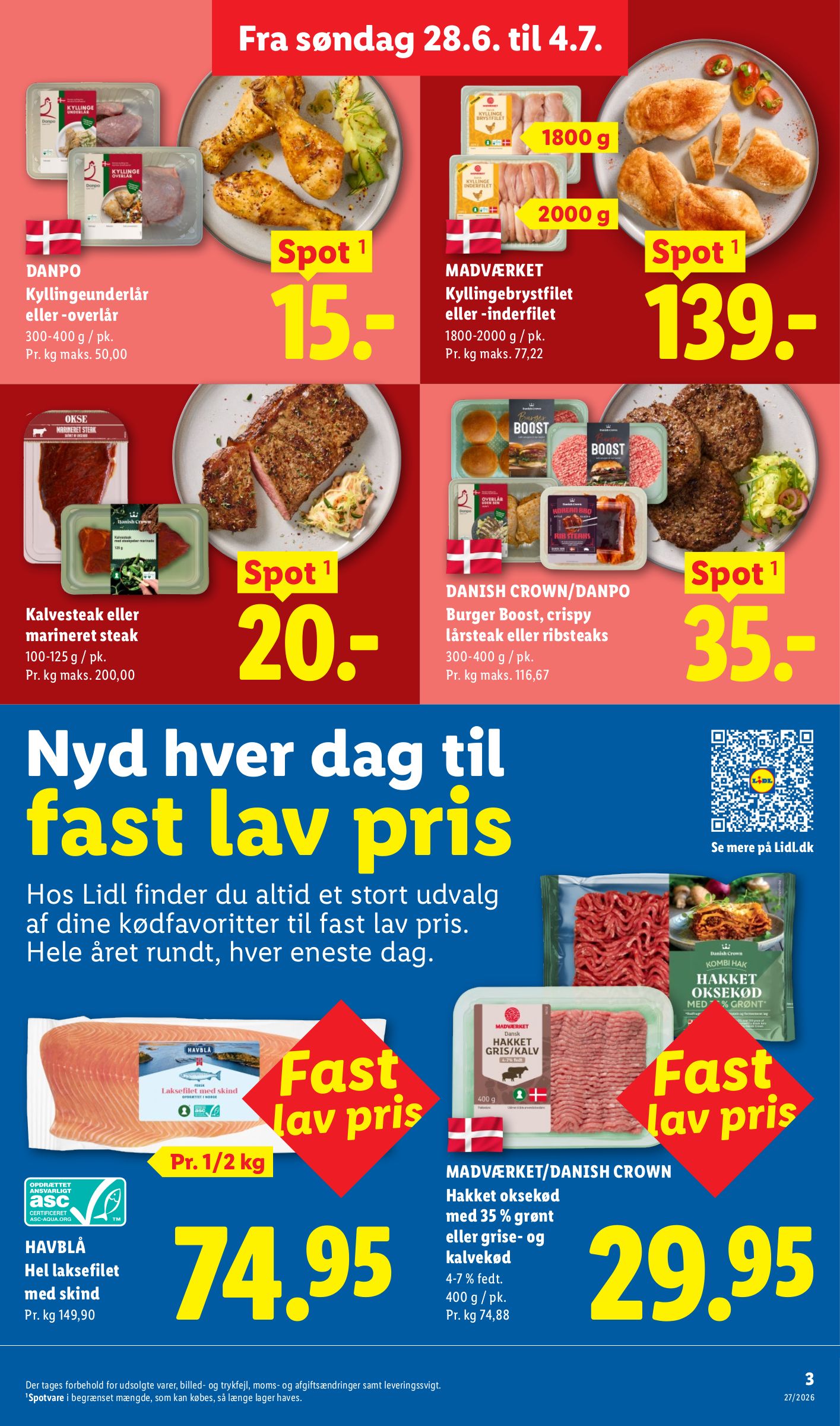 lidl - Lidl - Fra søndag 28.6. til 4.7. tilbudsavis for næste uge fra søndag, 28.06.2026 til lørdag, 04.07.2026 - page: 3