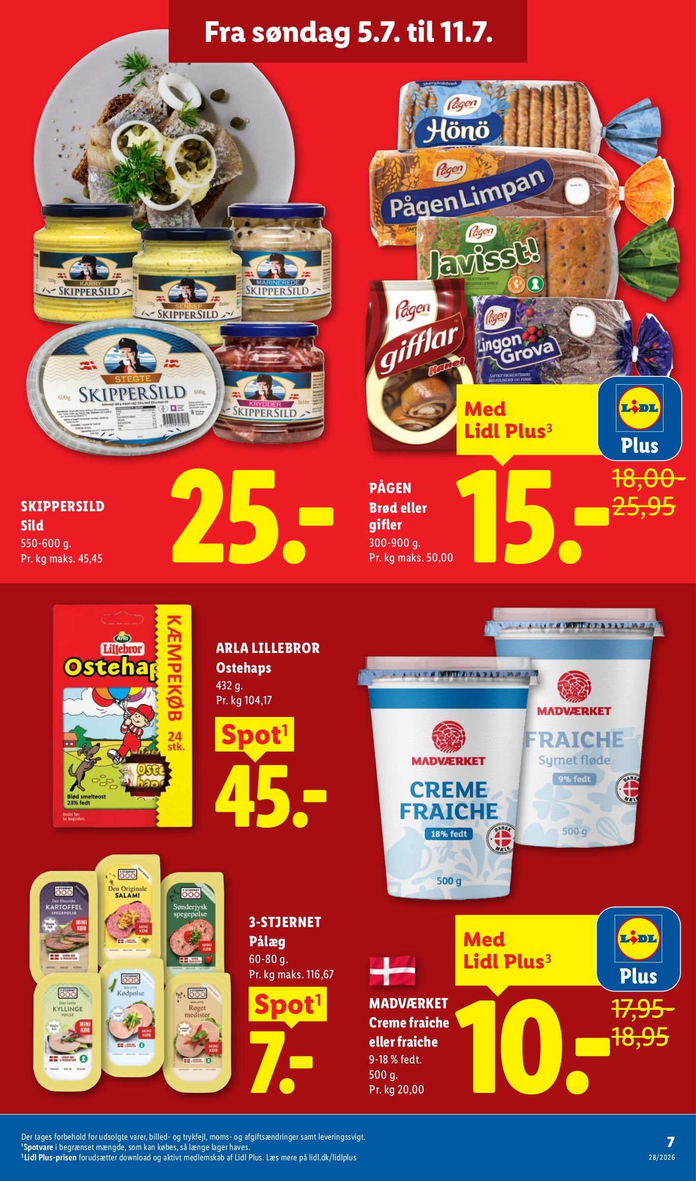 lidl - Lidl tilbudsavis for næste uge fra søndag, 05.07.2026 til lørdag, 11.07.2026 - page: 7