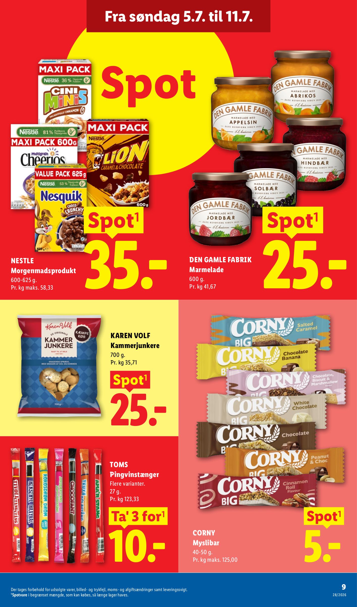 lidl - Aktuel Lidl tilbudsavis fra søndag, 05.07.2026 til lørdag, 11.07.2026 - page: 25