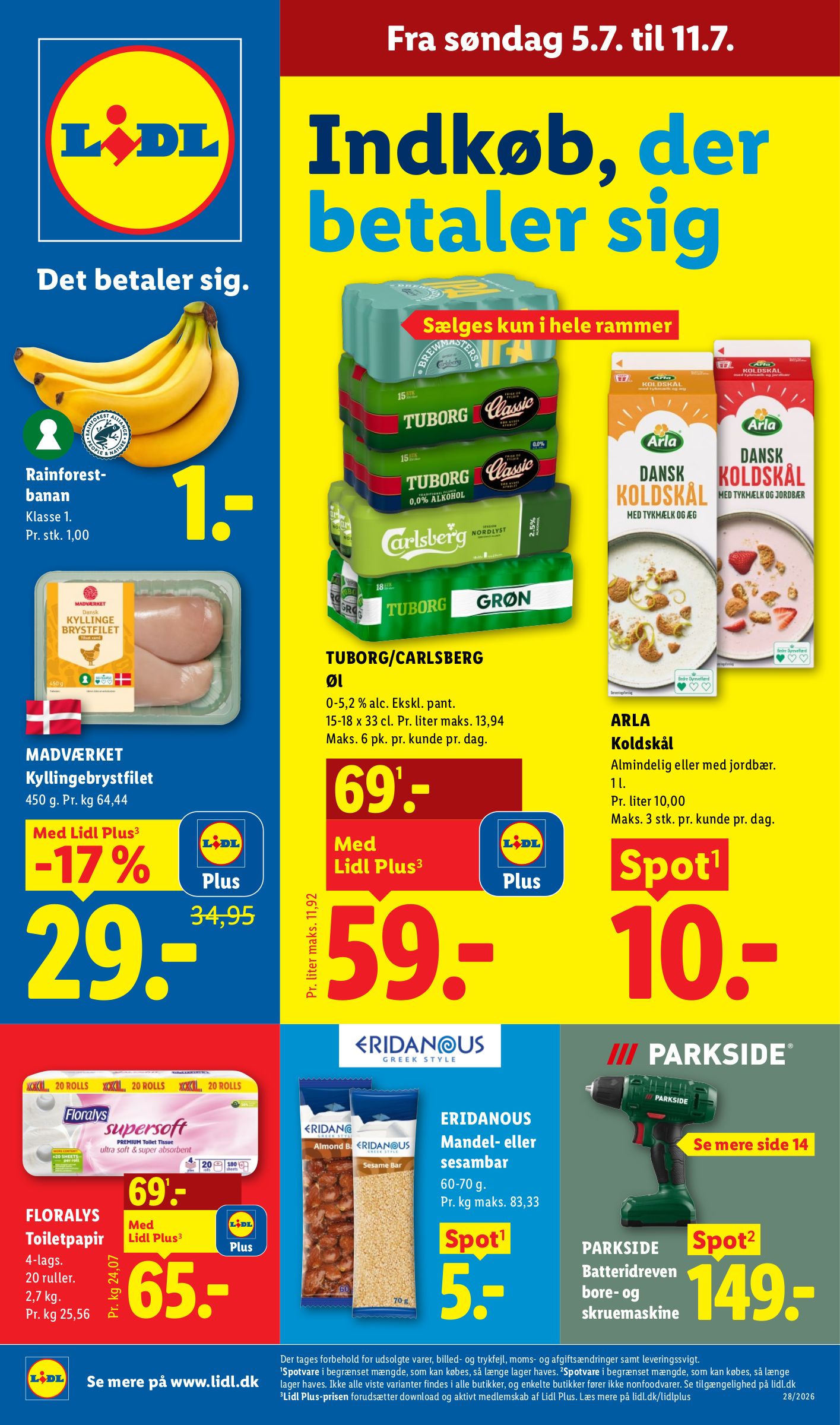 lidl - Aktuel Lidl tilbudsavis fra søndag, 05.07.2026 til lørdag, 11.07.2026 - page: 16