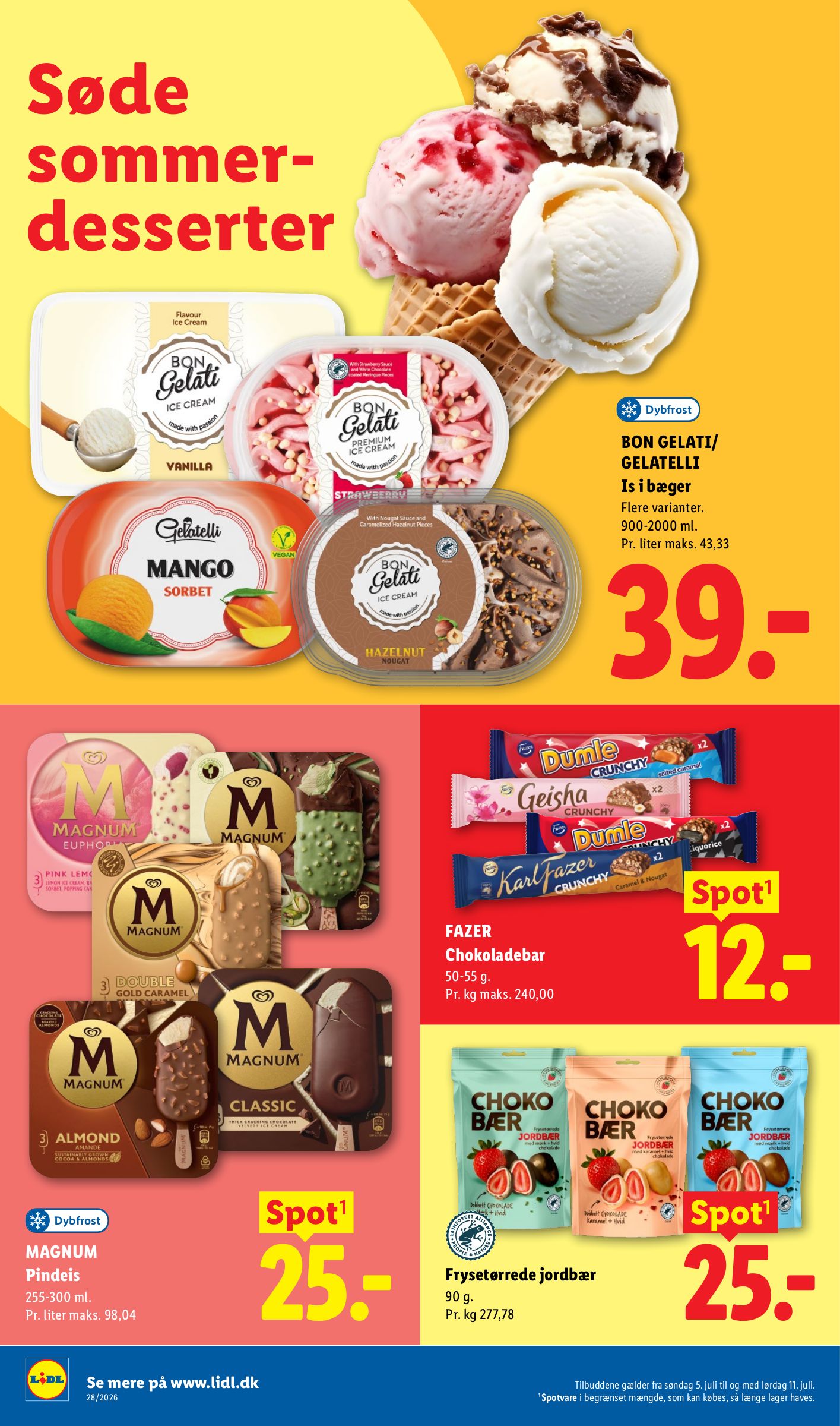 lidl - Aktuel Lidl tilbudsavis fra søndag, 05.07.2026 til lørdag, 11.07.2026 - page: 24