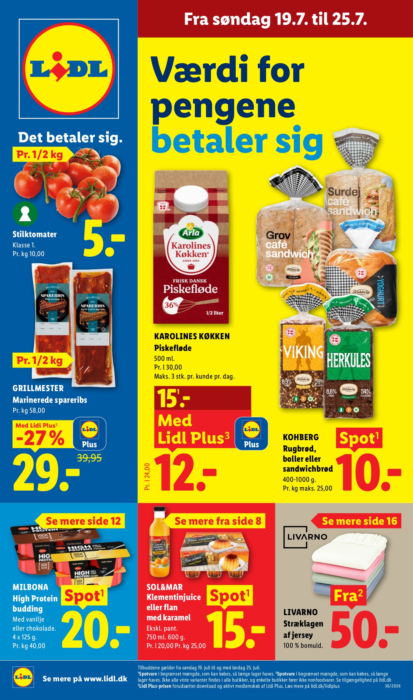 lidl - Lidl - Fra søndag 19.7. til 25.7. tilbudsavis for næste uge fra søndag, 19.07.2026 til lørdag, 25.07.2026