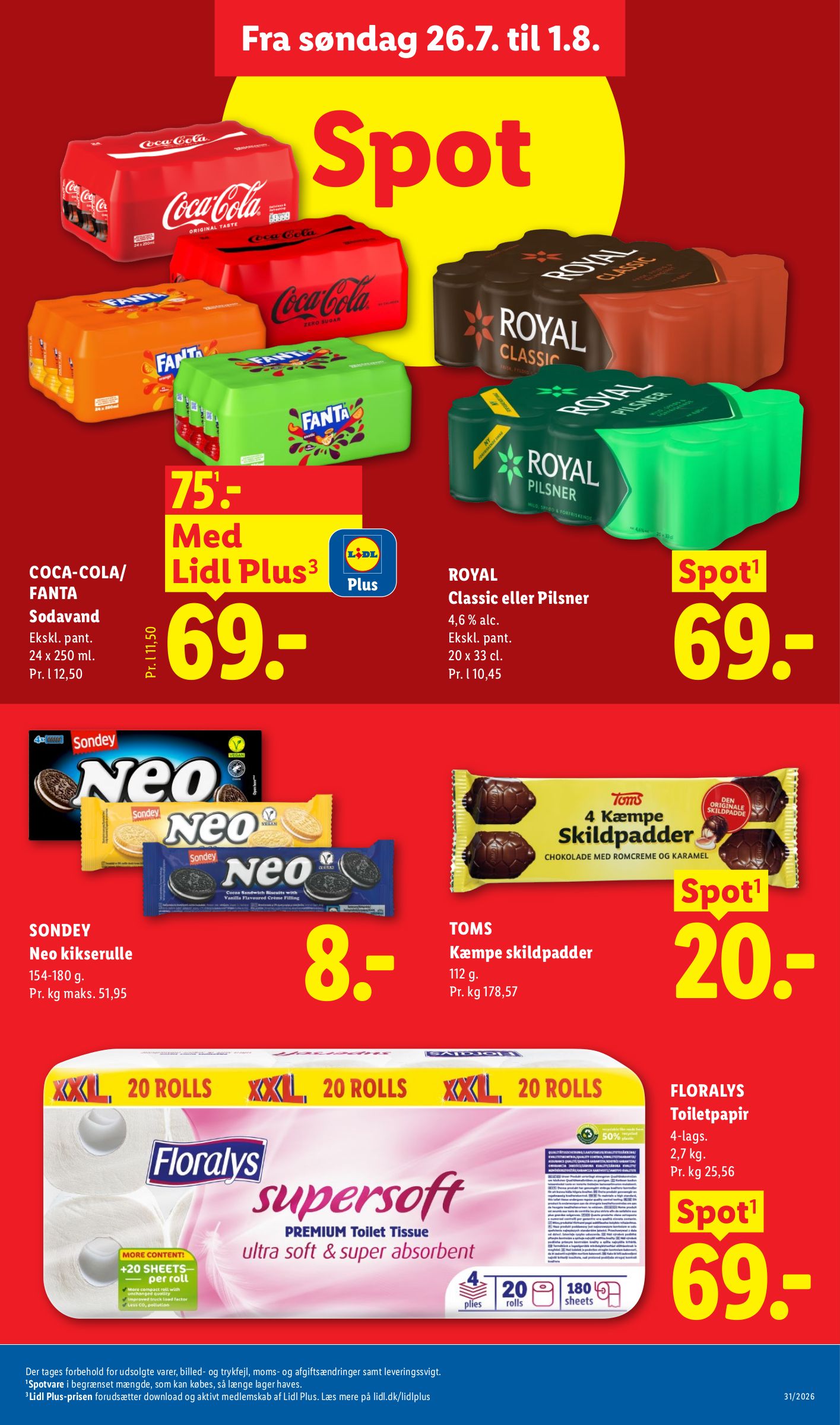 lidl - Ny Lidl - Ekstra gode weekendpriser tilbudsavis fra torsdag, 30.07.2026 til lørdag, 01.08.2026 - page: 25