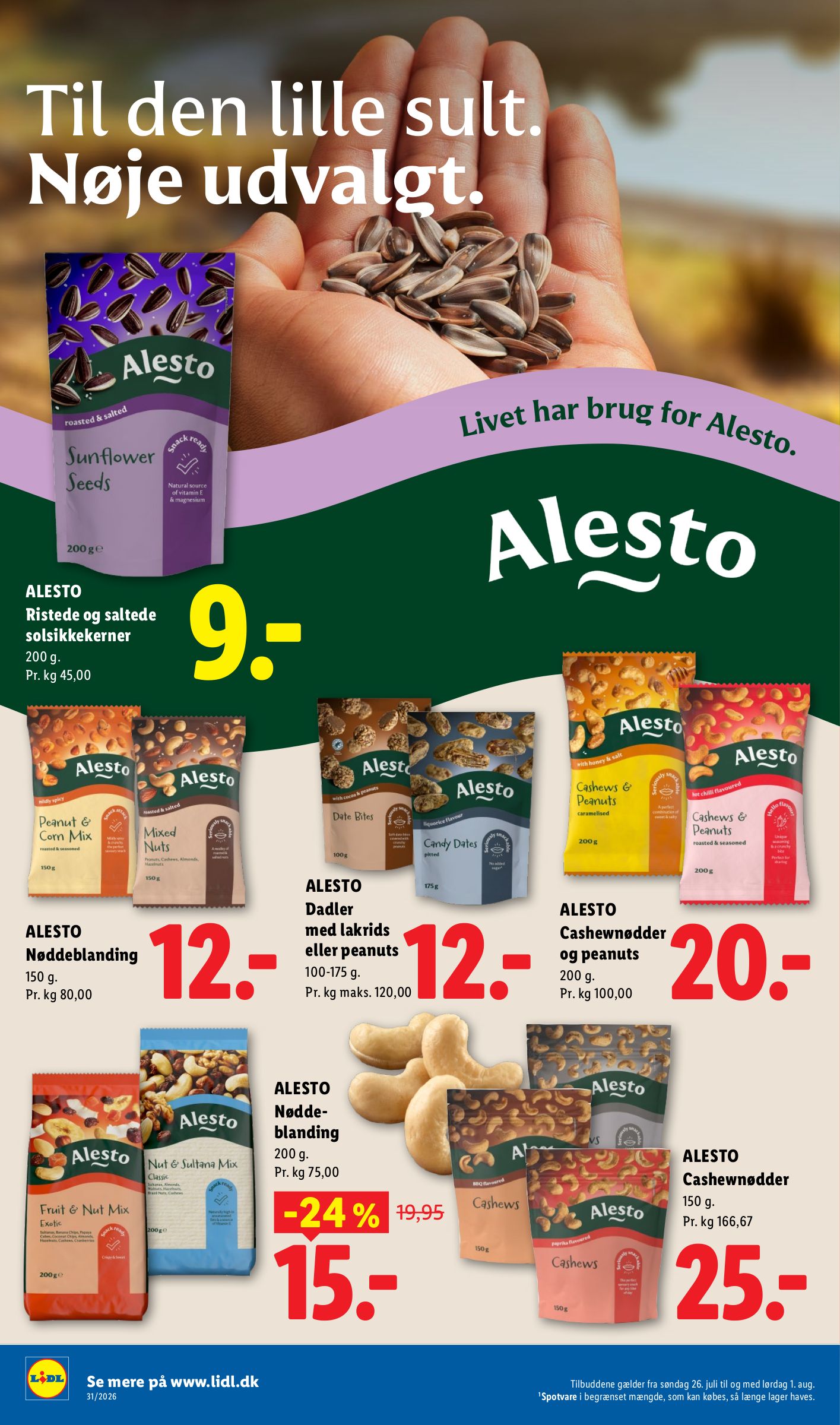 lidl - Aktuel Lidl - Ekstra gode weekendpriser tilbudsavis fra torsdag, 30.07.2026 til lørdag, 01.08.2026 - page: 24